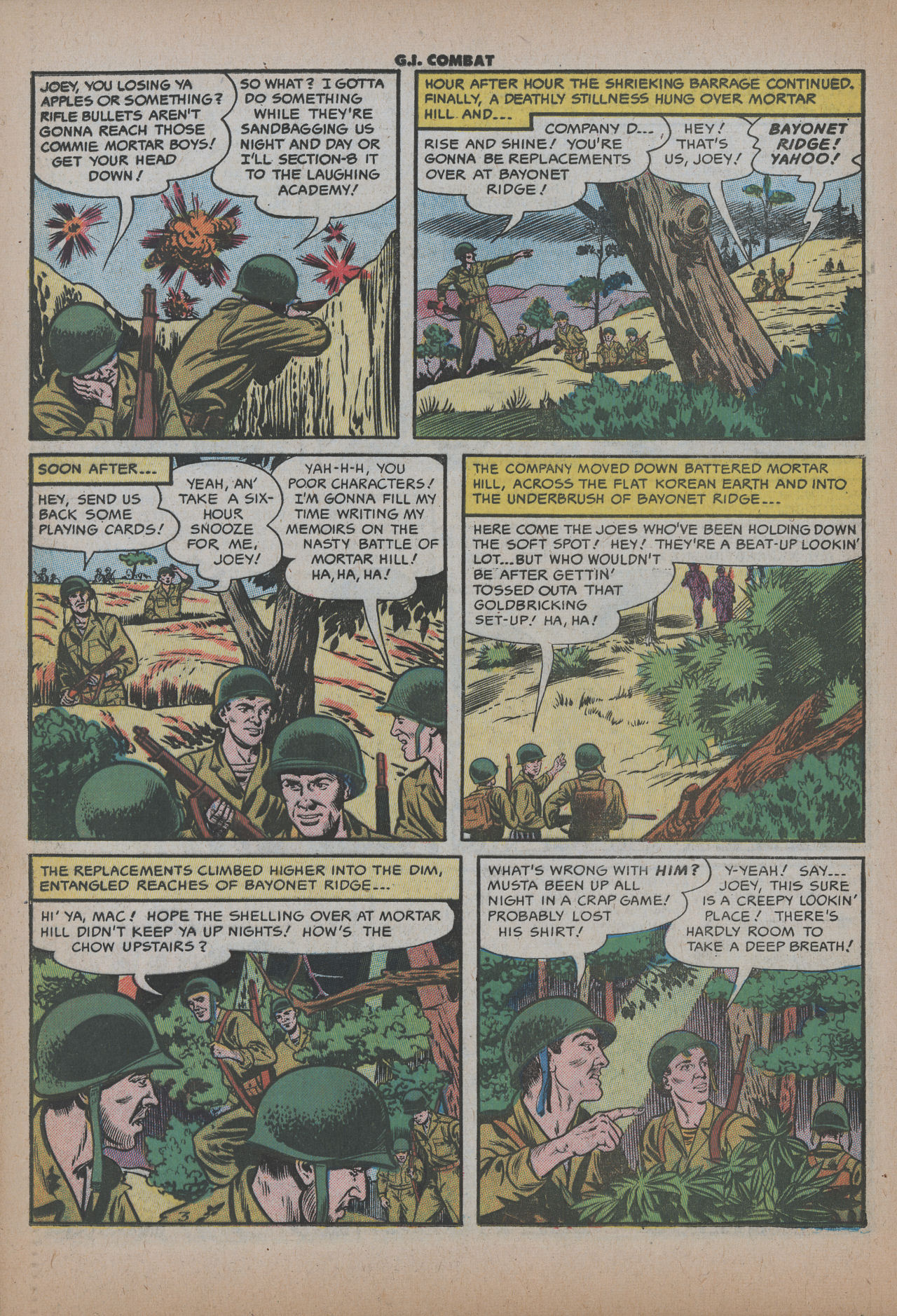 Read online G.I. Combat (1952) comic -  Issue #37 - 20