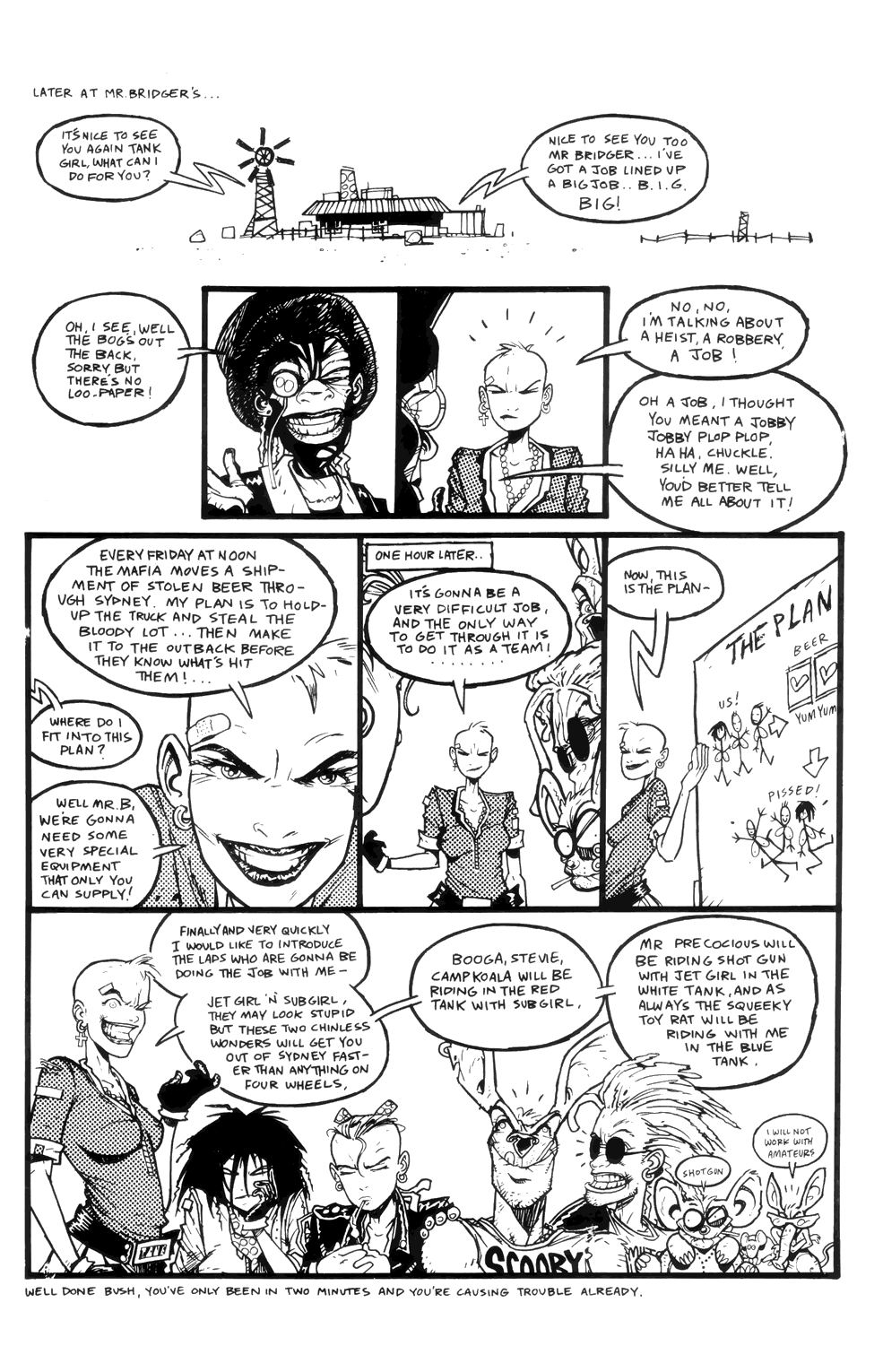 Read online Tank Girl (1991) comic -  Issue #2 - 25