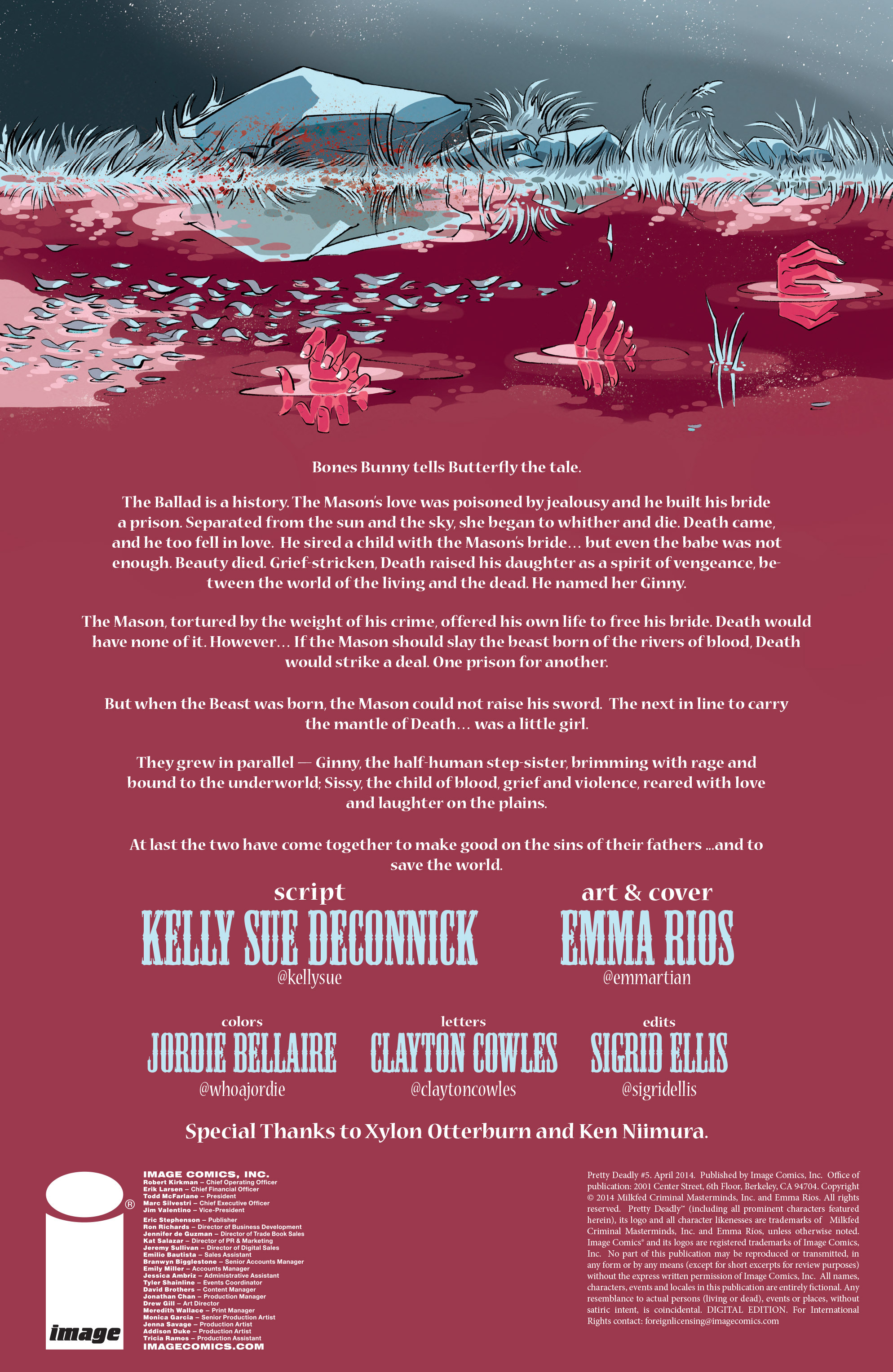 Read online Pretty Deadly comic -  Issue #5 - 2