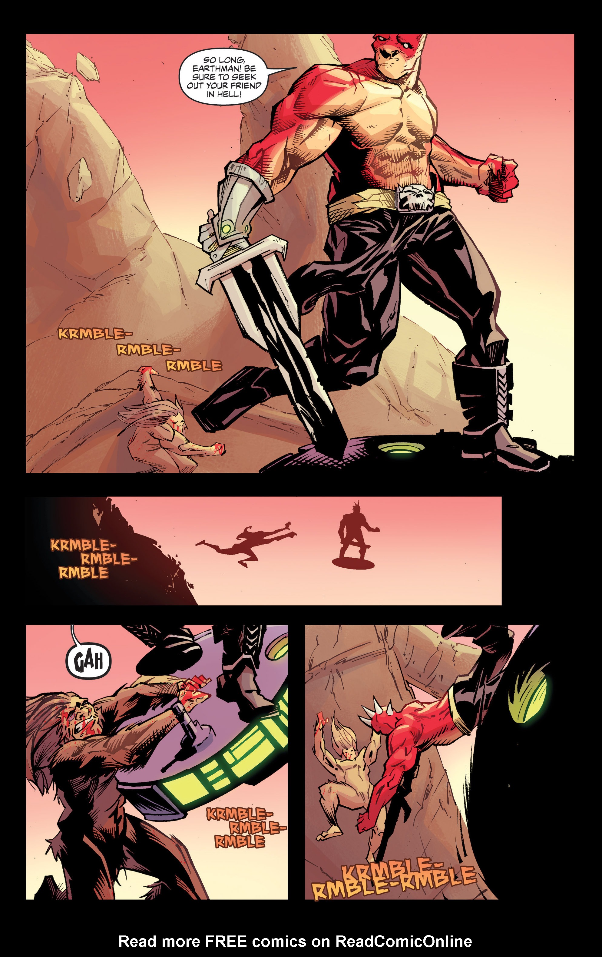 Read online Bigfoot: Sword of the Earthman (2015) comic -  Issue #6 - 17