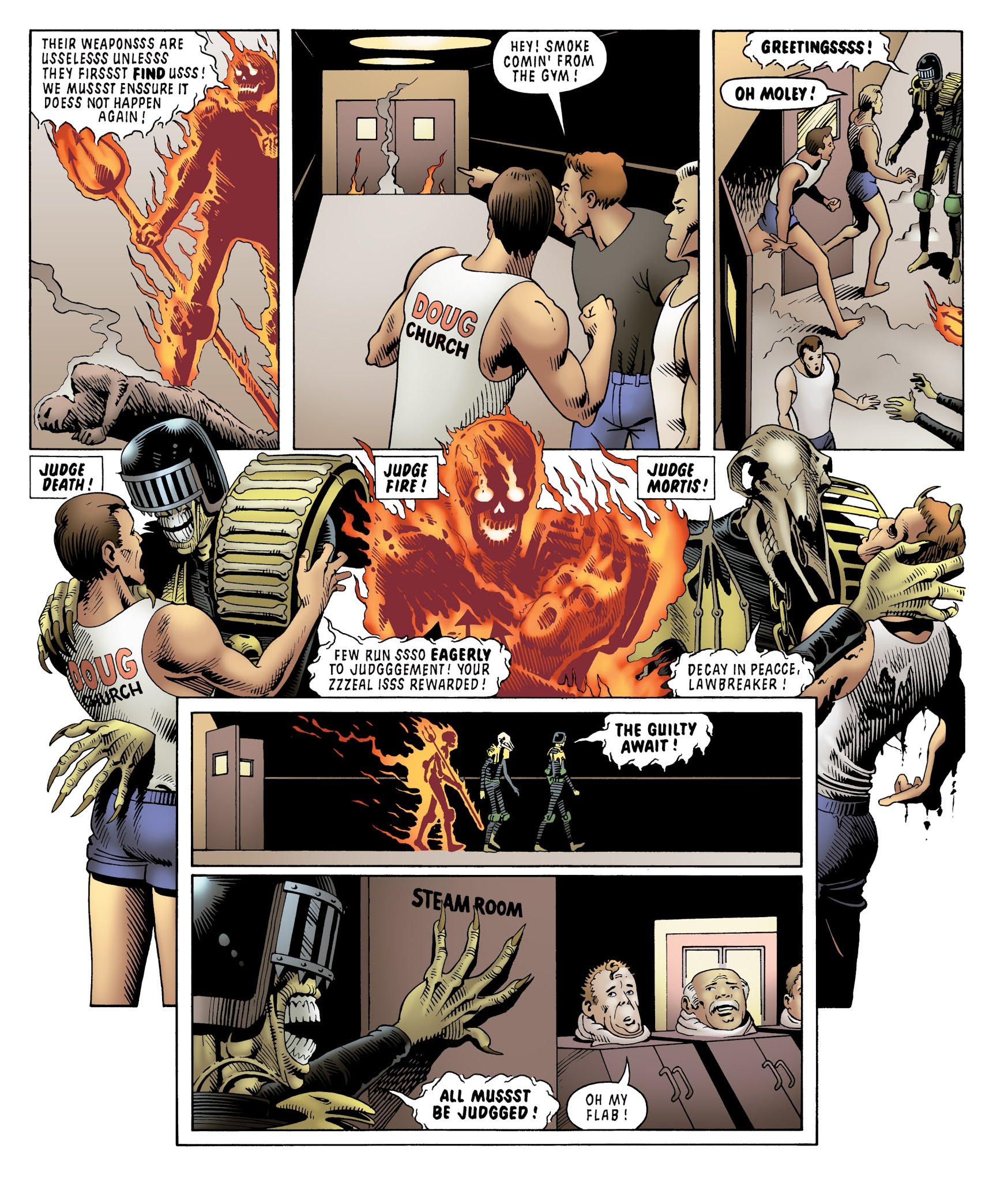 Read online Judge Dredd Classics: The Dark Judges comic -  Issue # TPB - 99