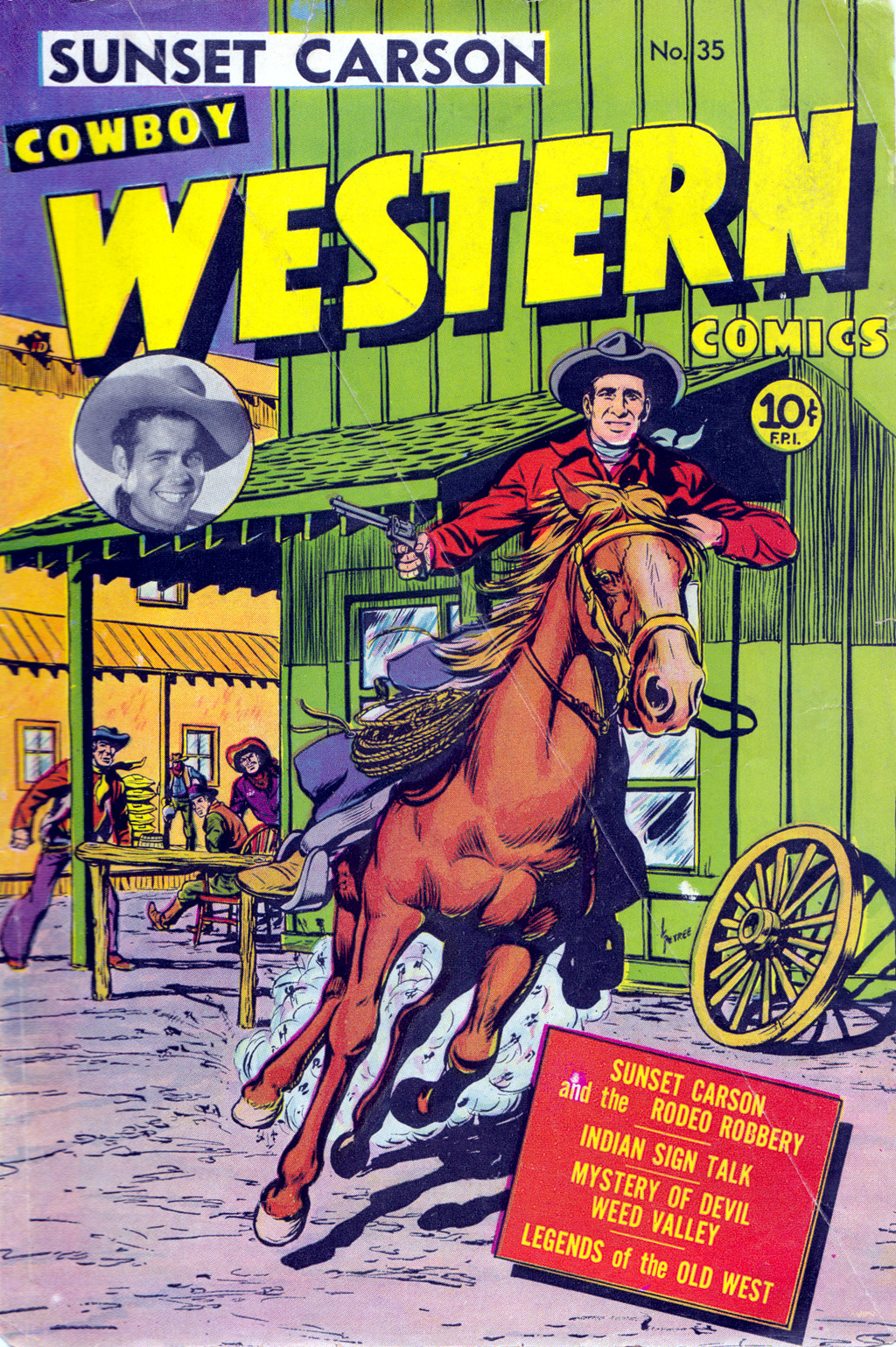 Read online Cowboy Western Comics (1948) comic -  Issue #35 - 1