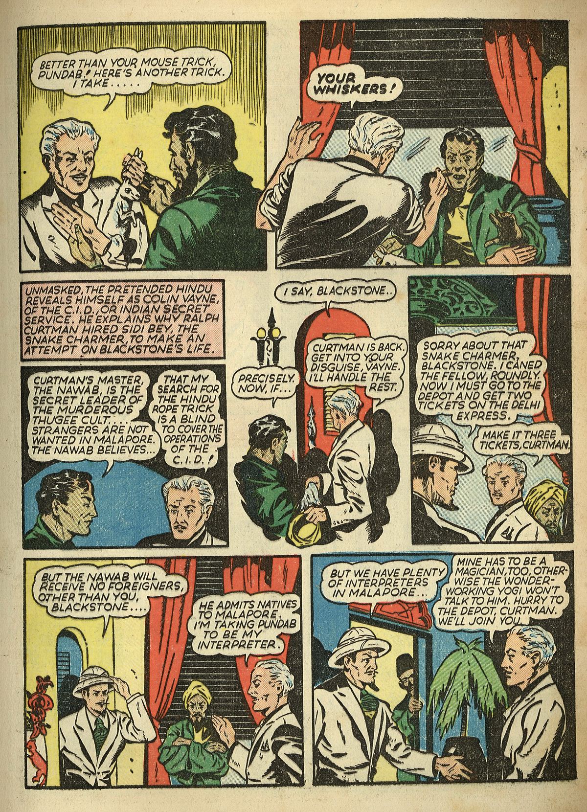 Read online Super-Magician Comics comic -  Issue #1 - 9