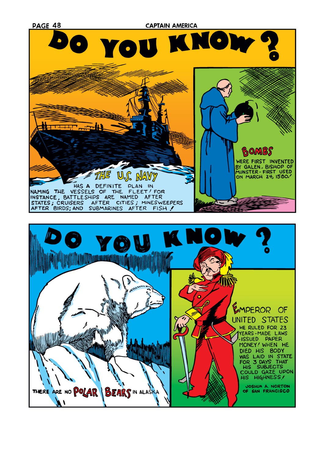 Read online Captain America Comics comic -  Issue #11 - 49