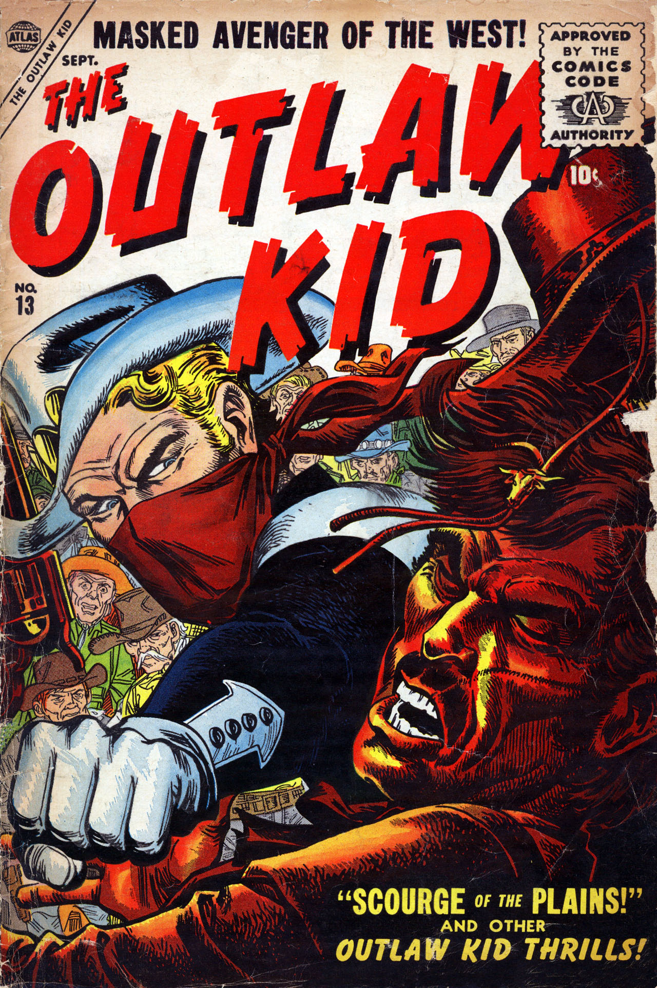 Read online The Outlaw Kid (1954) comic -  Issue #13 - 1
