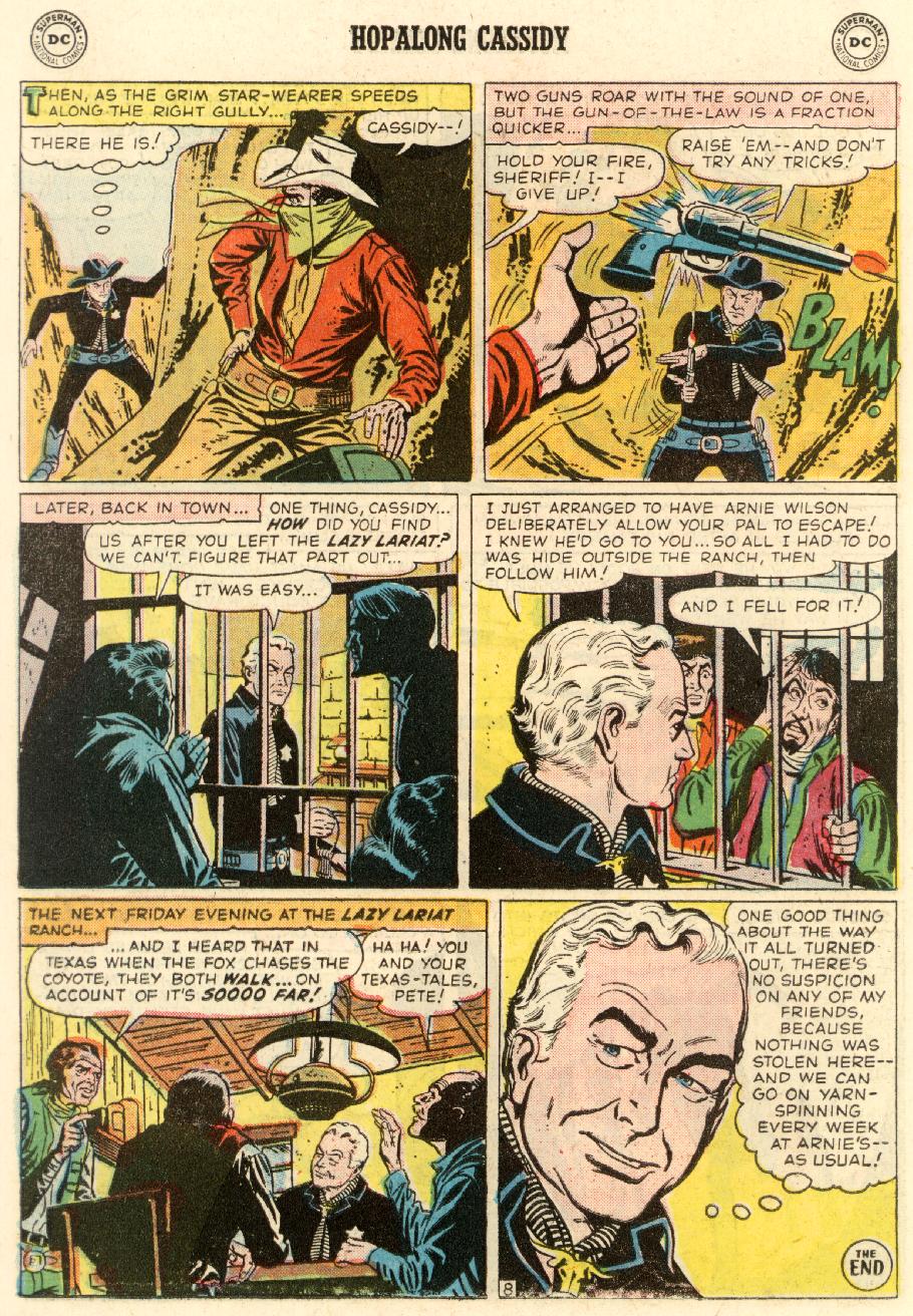 Read online Hopalong Cassidy comic -  Issue #127 - 22