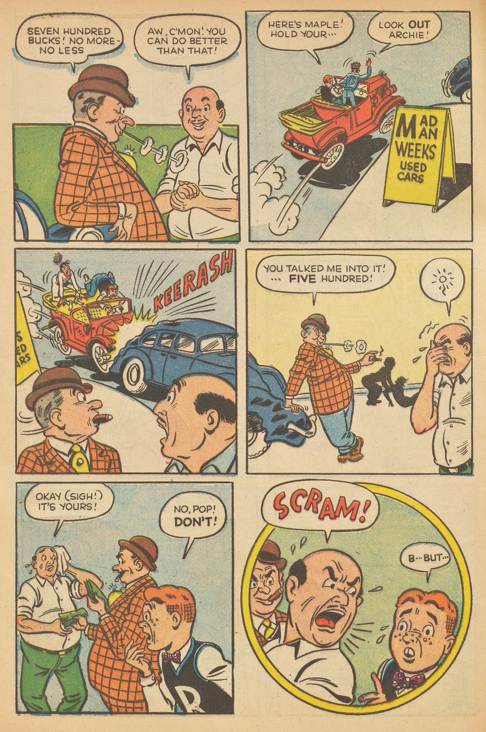 Read online Pep Comics comic -  Issue #73 - 6