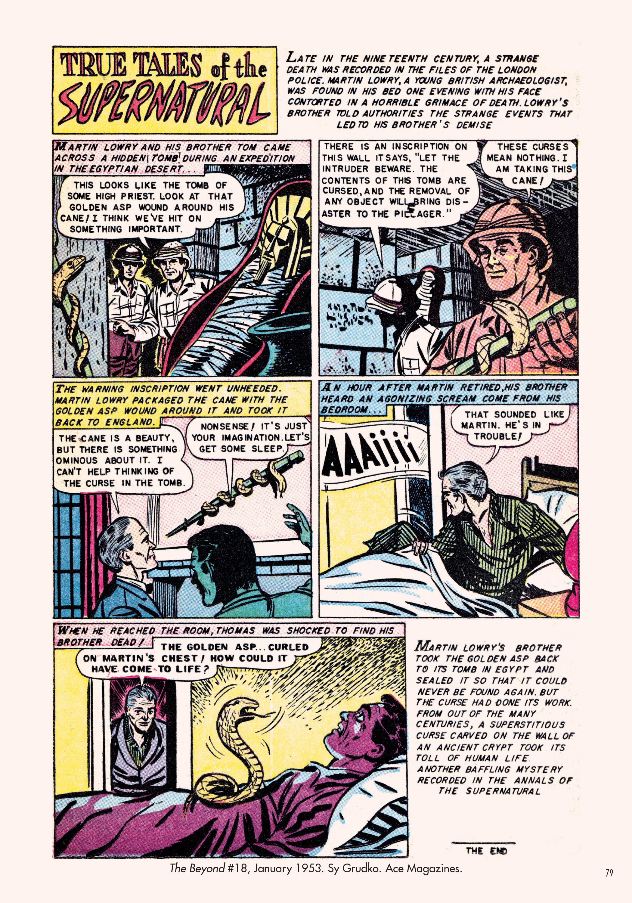 Read online Classic Monsters of Pre-Code Horror Comics: Mummies comic -  Issue # TPB - 79