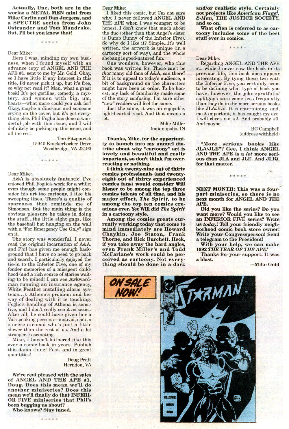 Read online Angel and the Ape (1991) comic -  Issue #4 - 25