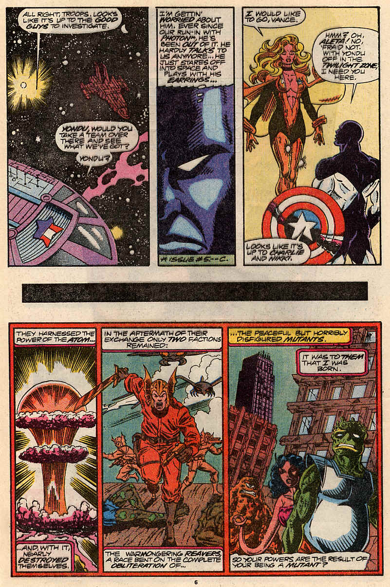 Read online Guardians of the Galaxy (1990) comic -  Issue #7 - 6