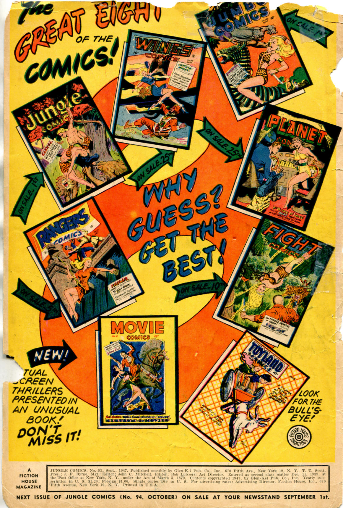 Read online Jungle Comics comic -  Issue #93 - 2