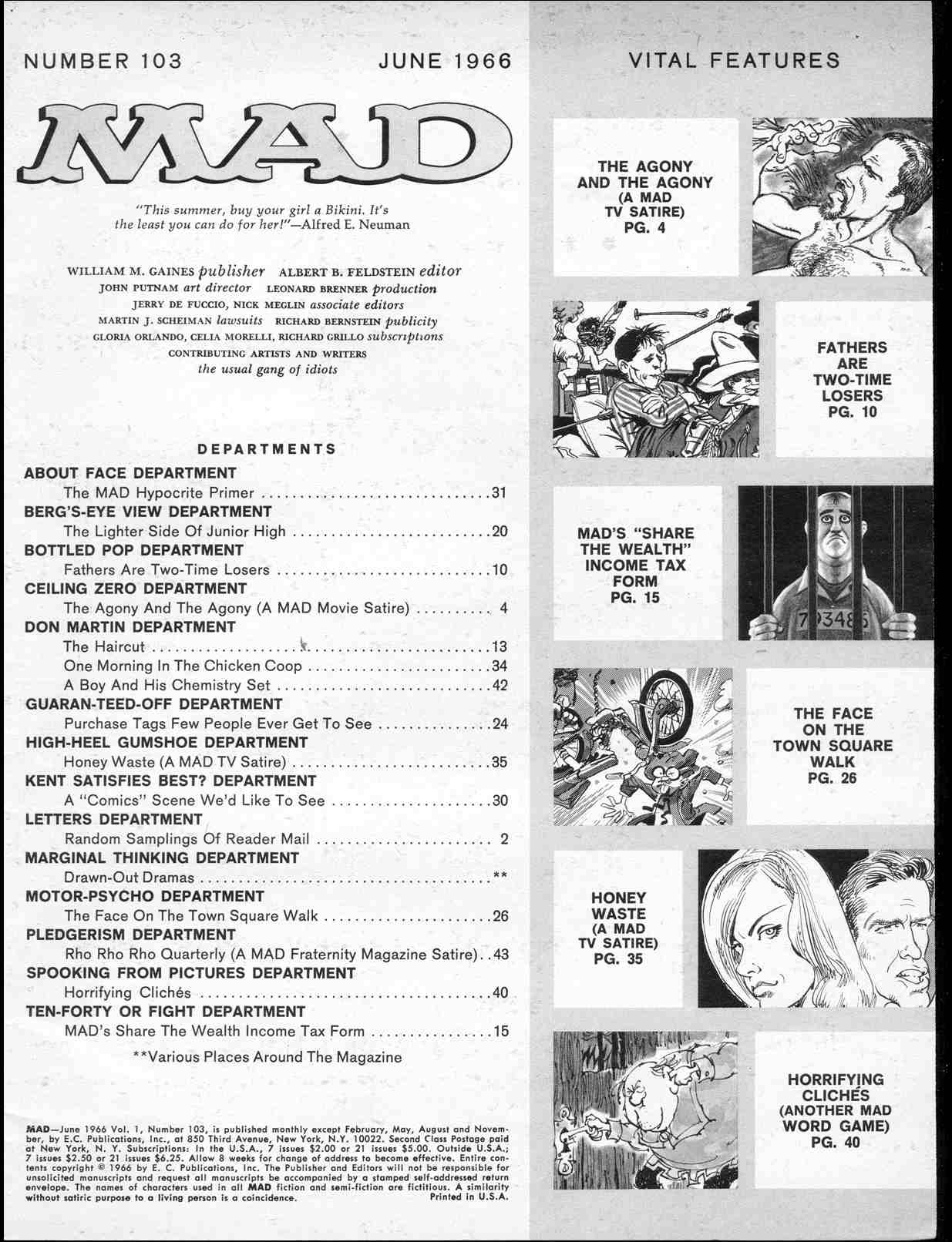 Read online MAD comic -  Issue #103 - 3