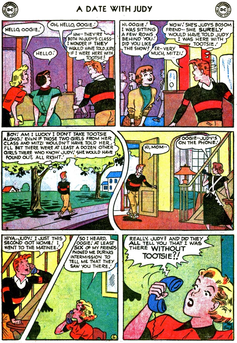 Read online A Date with Judy comic -  Issue #32 - 16