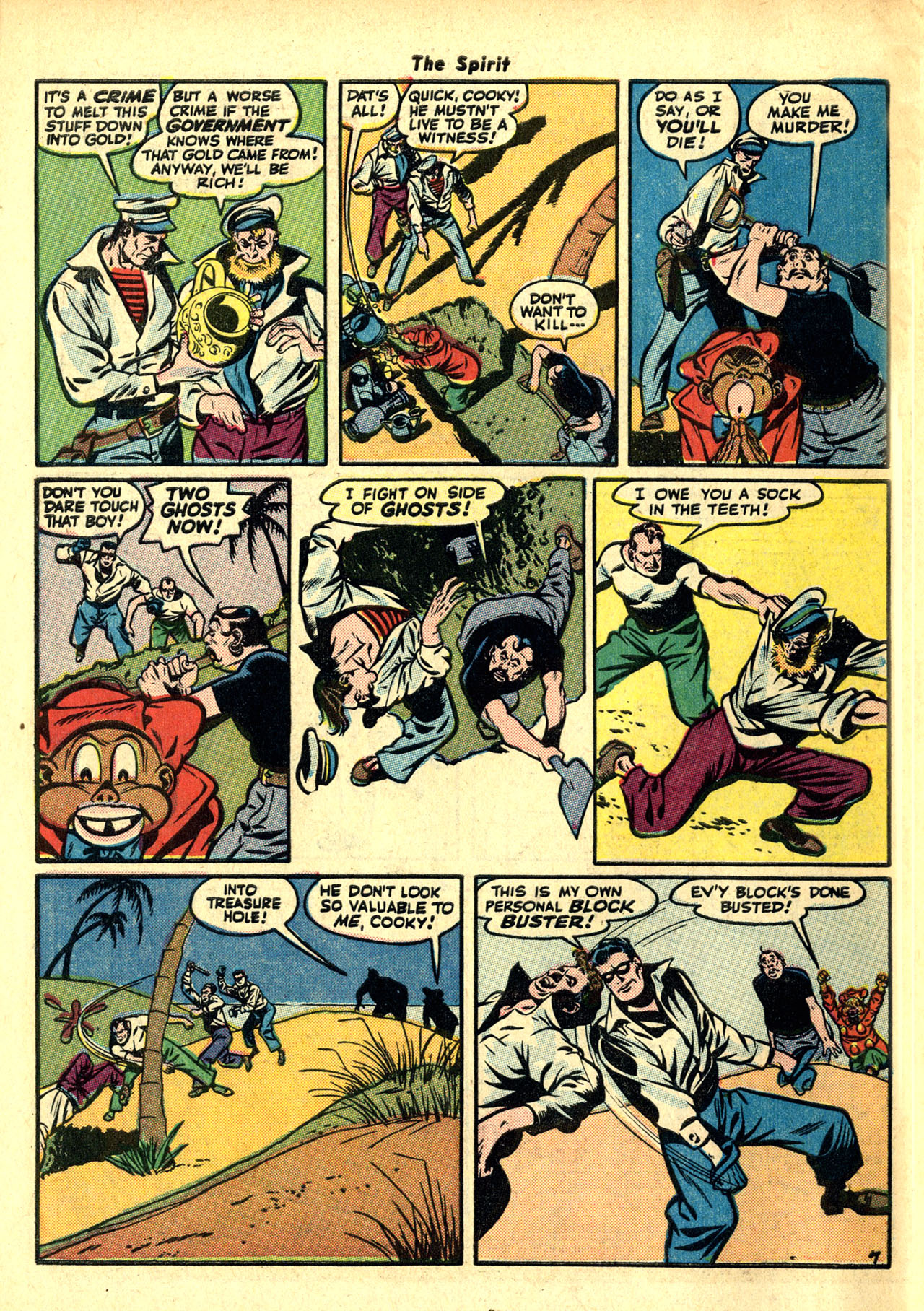 Read online The Spirit (1944) comic -  Issue #7 - 48