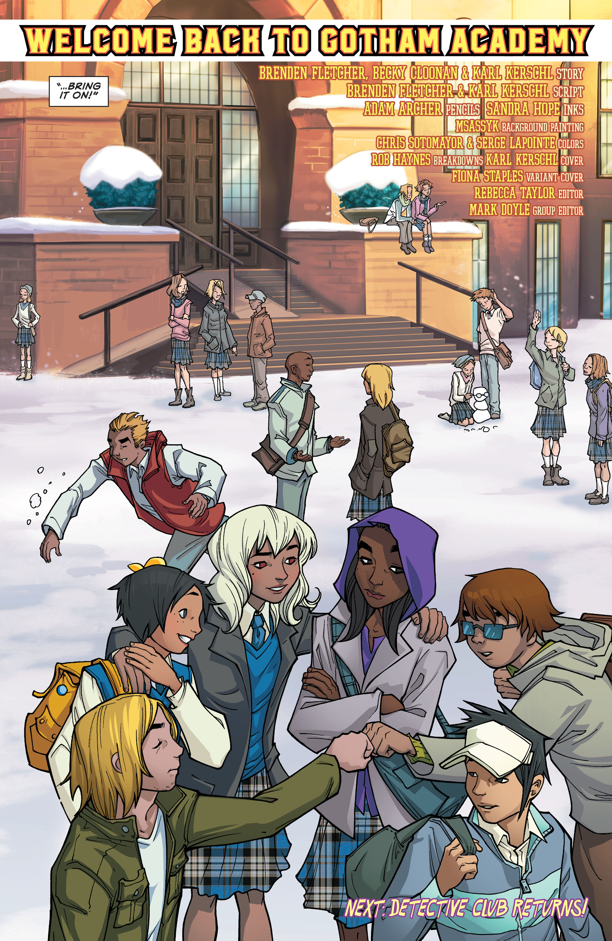 Read online Gotham Academy: Second Semester comic -  Issue #1 - 22