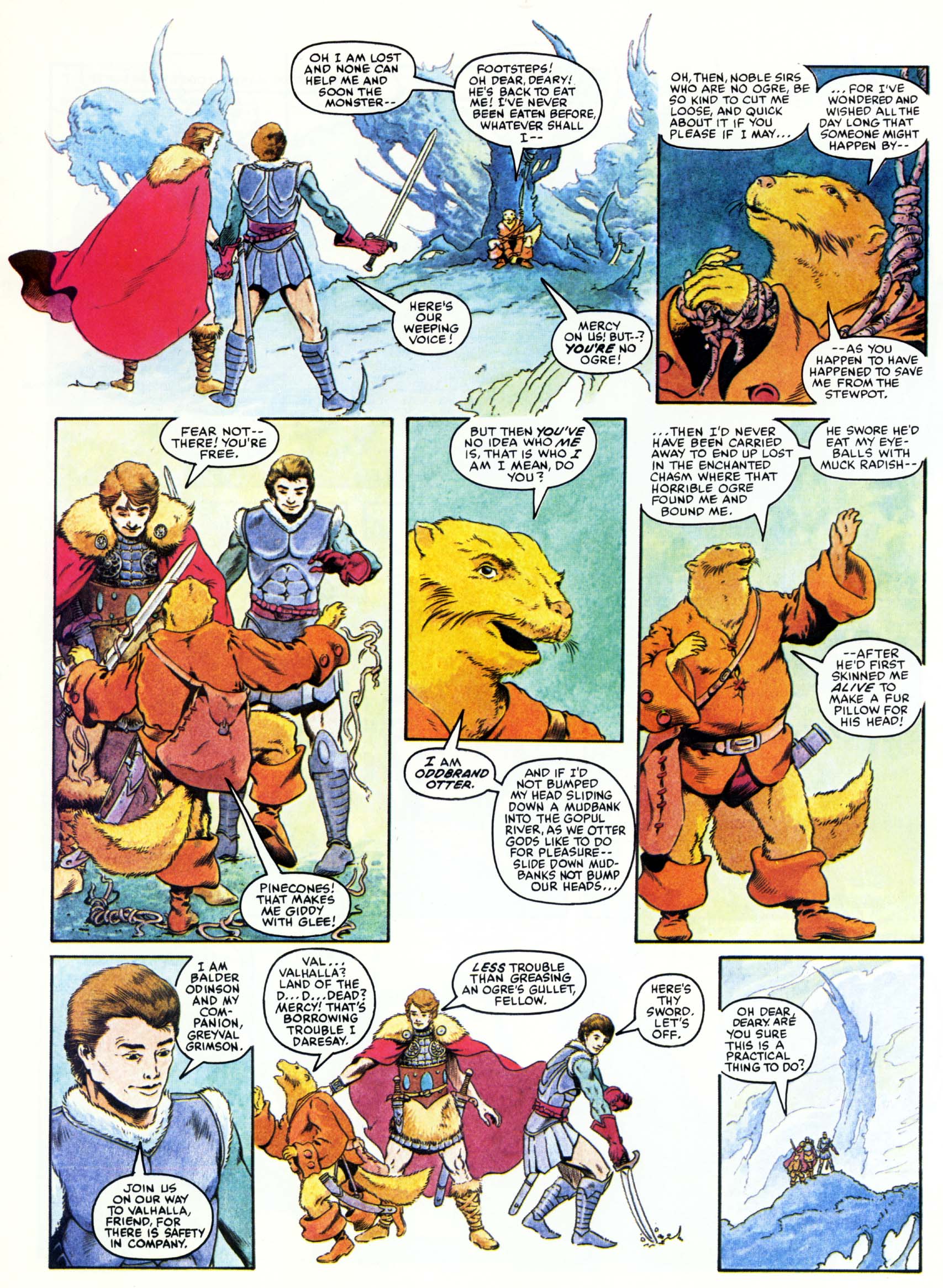Read online Marvel Graphic Novel comic -  Issue #15 - The Raven Banner - 28