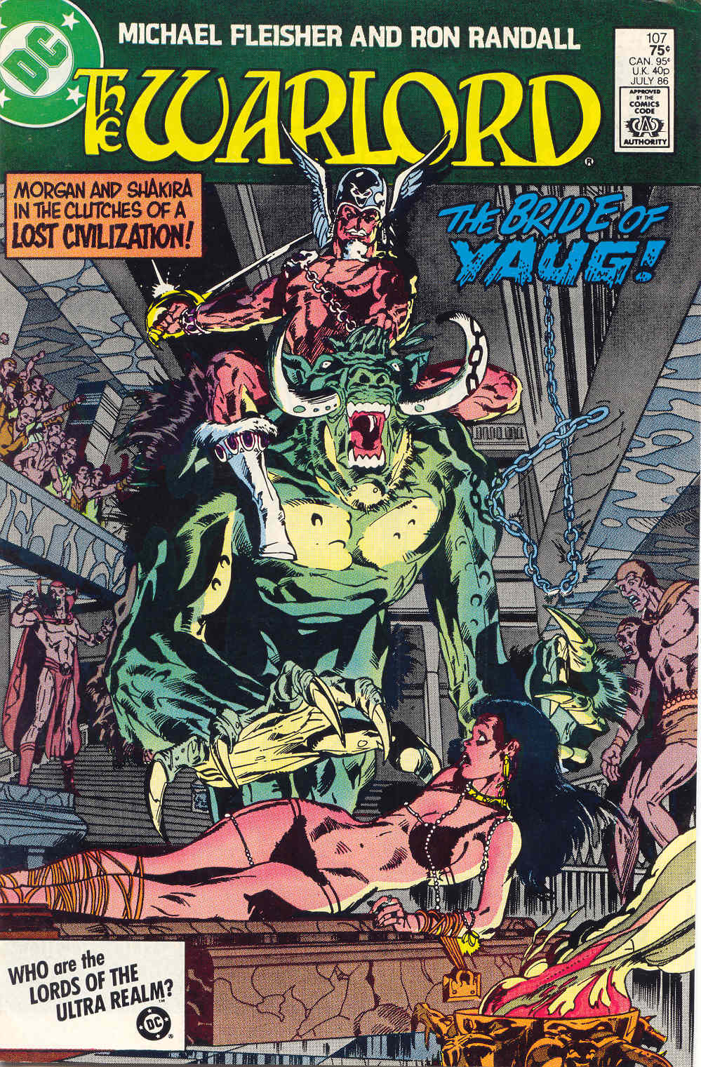 Read online Warlord (1976) comic -  Issue #107 - 1