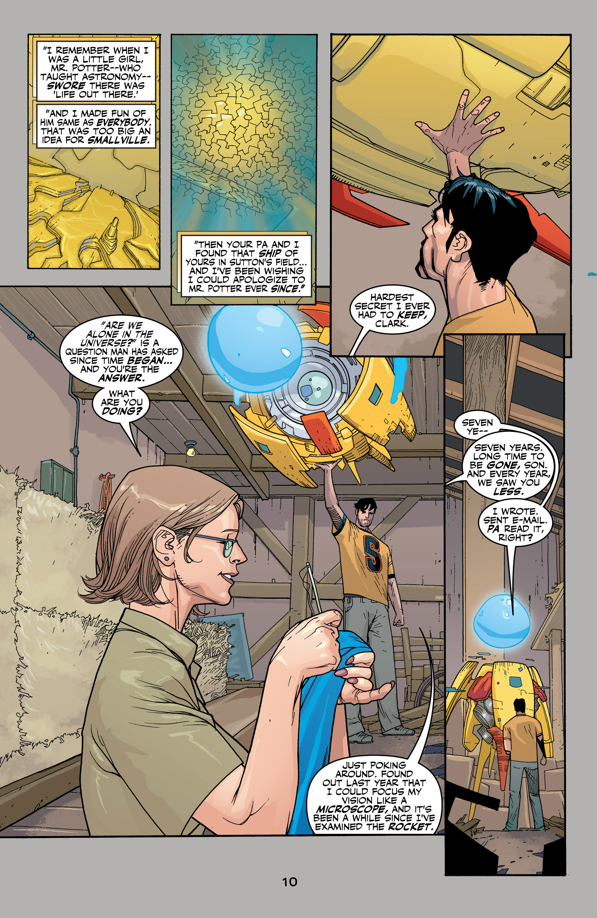 Read online Superman: Birthright (2003) comic -  Issue #3 - 10