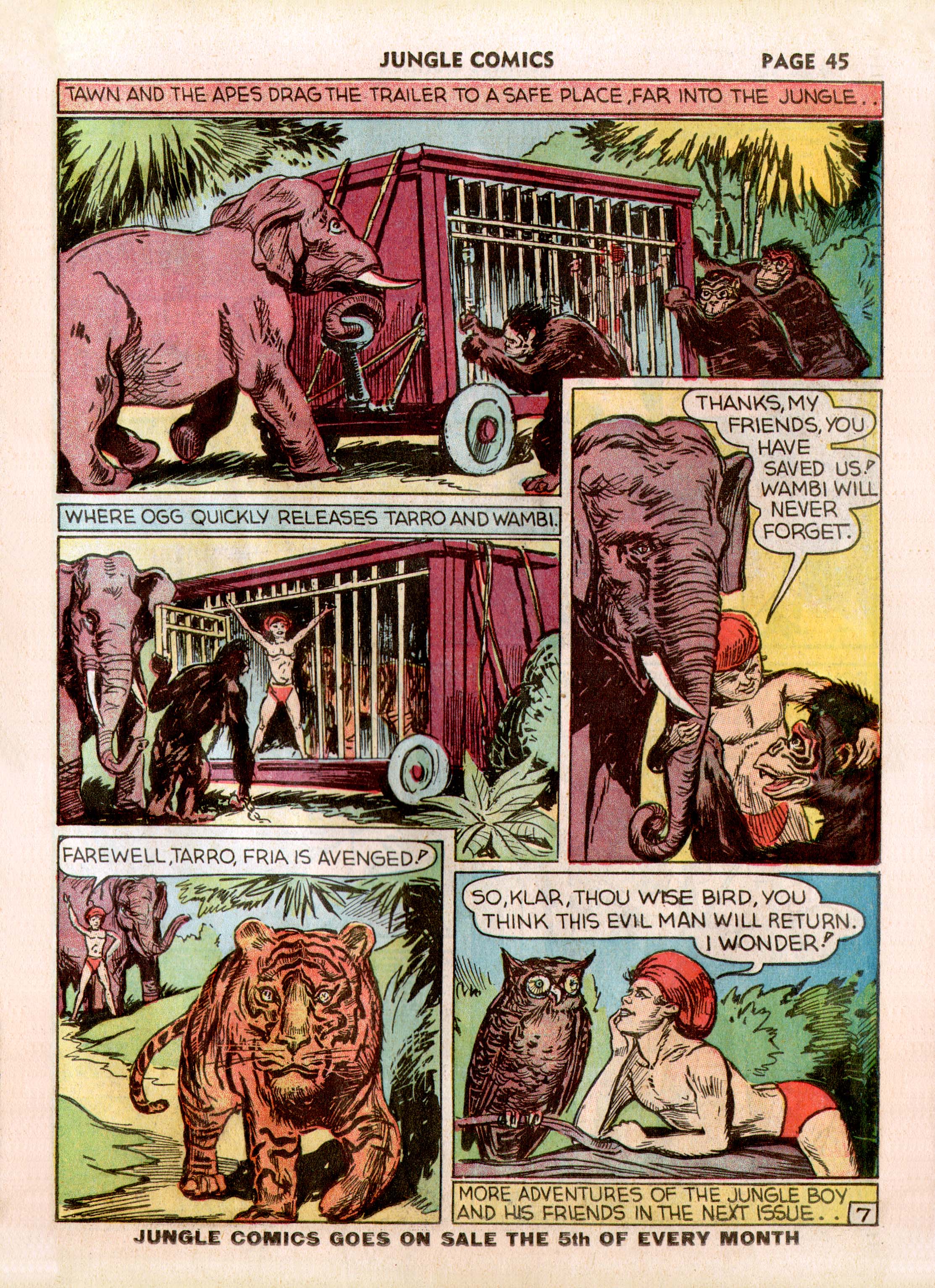 Read online Jungle Comics comic -  Issue #3 - 47