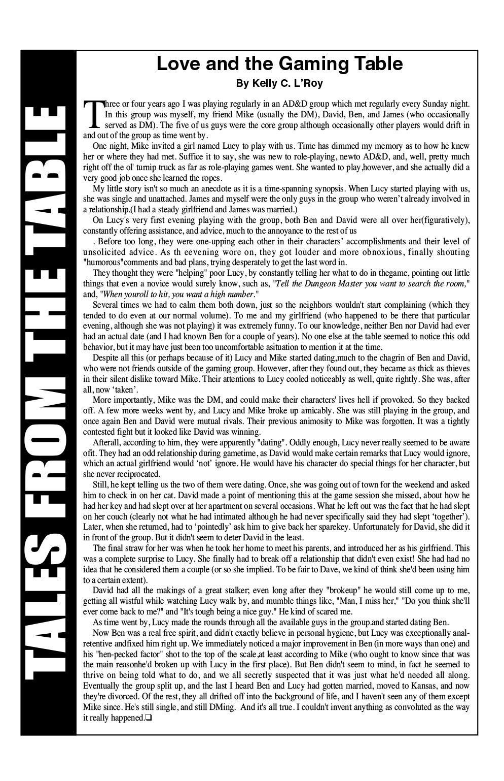 Read online Knights of the Dinner Table comic -  Issue #9 - 20