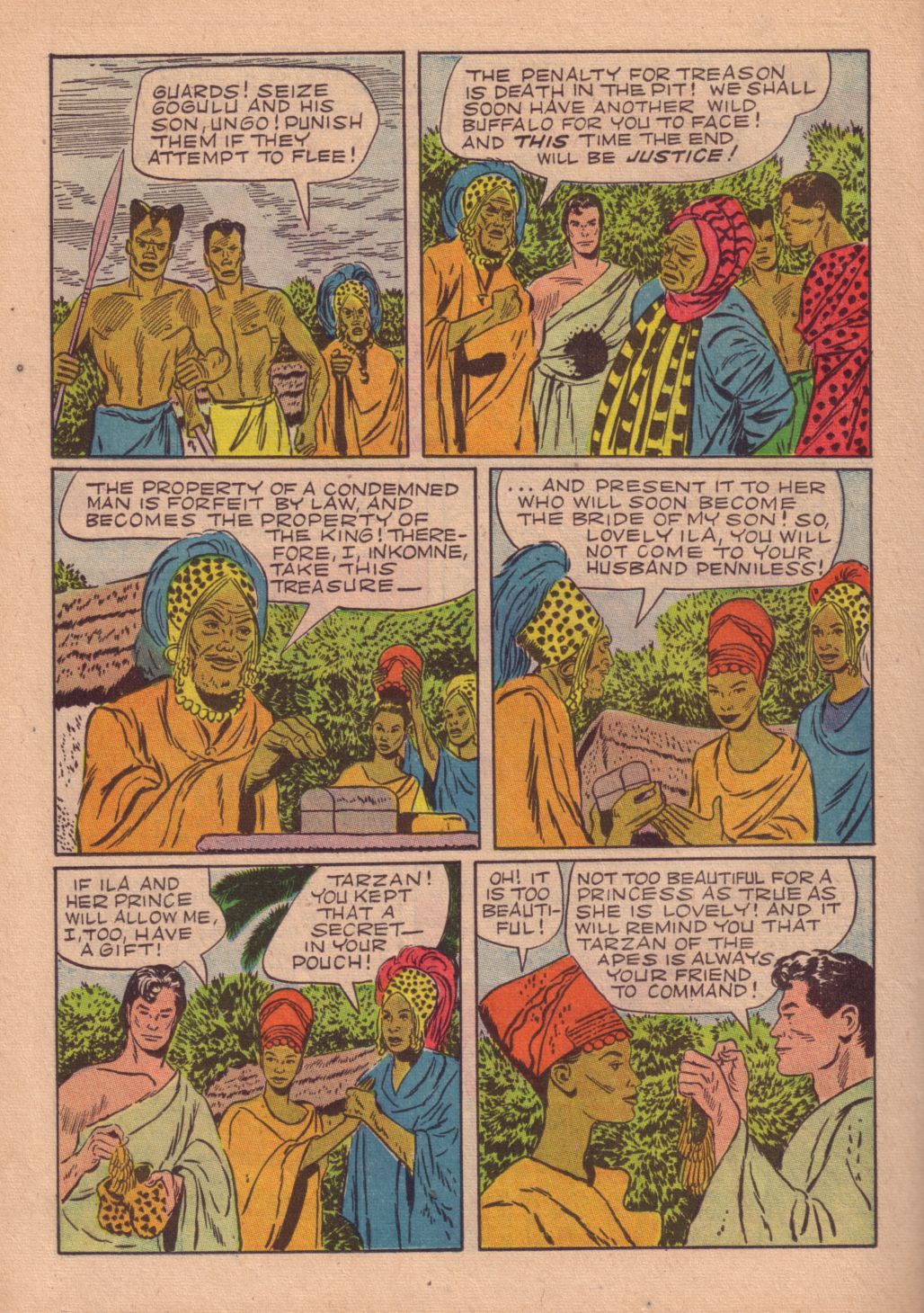 Read online Tarzan (1948) comic -  Issue #28 - 26