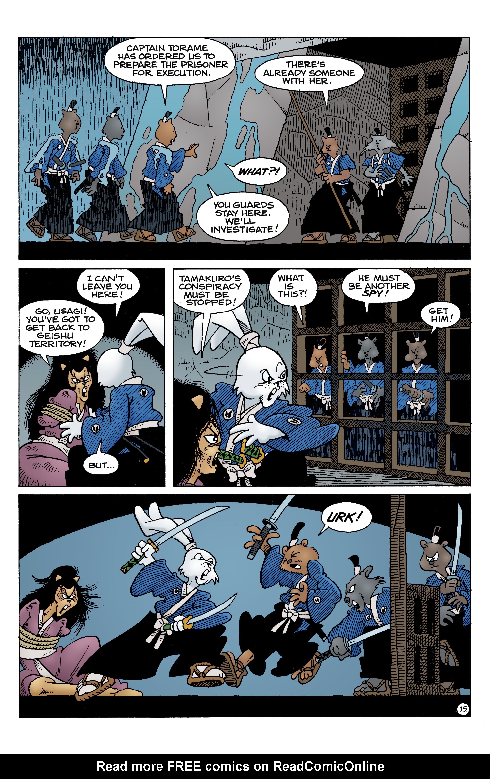 Read online Usagi Yojimbo: The Dragon Bellow Conspiracy comic -  Issue #3 - 17