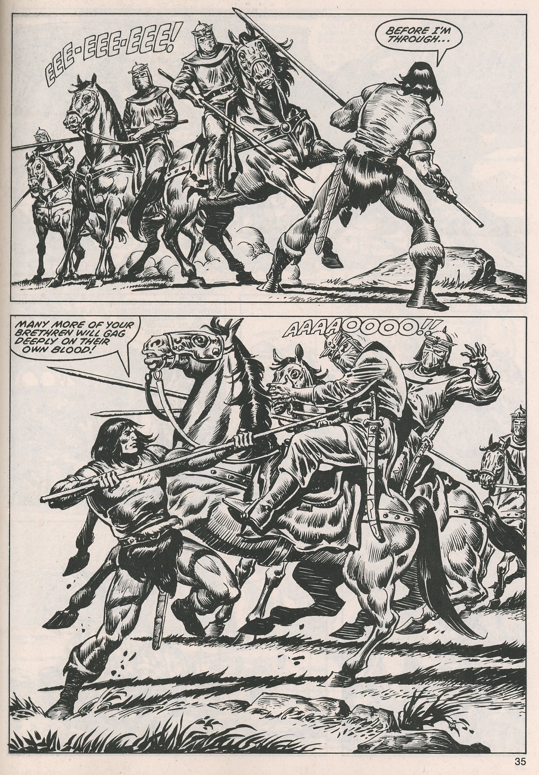Read online The Savage Sword Of Conan comic -  Issue #116 - 35