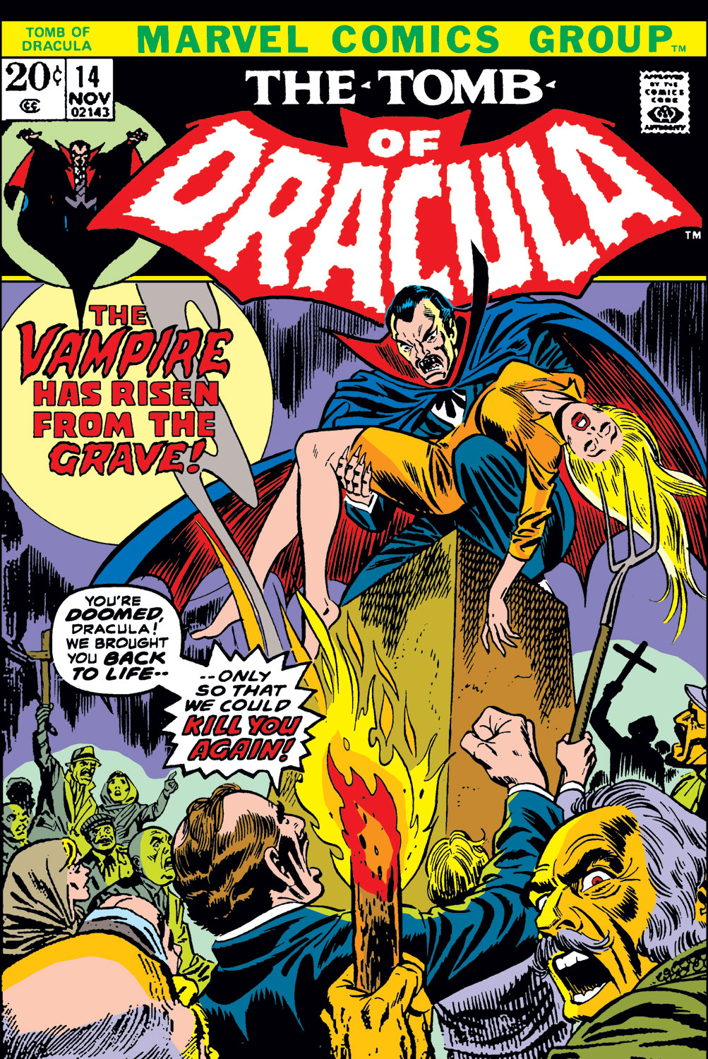 Read online Tomb of Dracula (1972) comic -  Issue #14 - 1