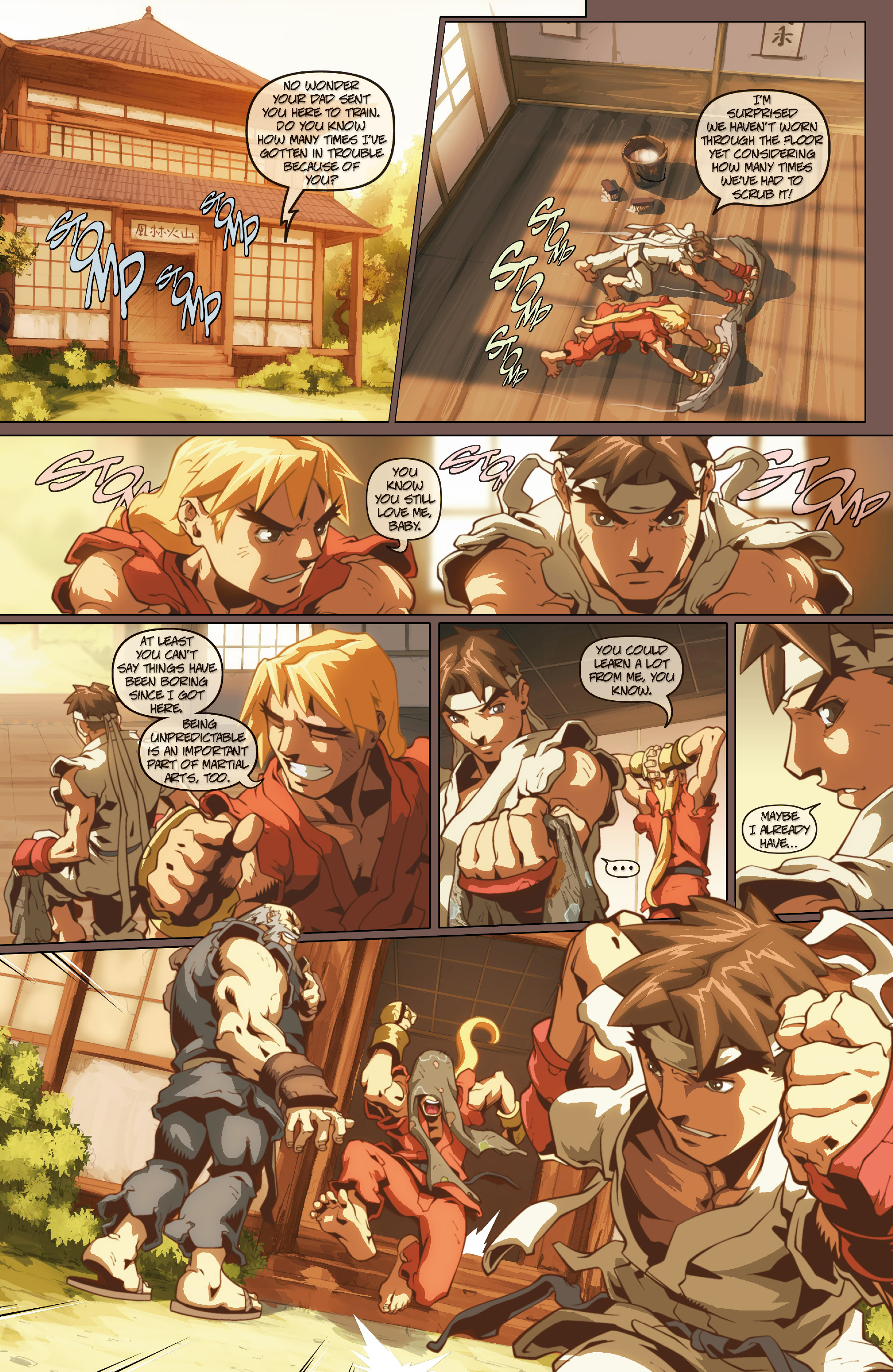 Read online Street Fighter II comic -  Issue #0 - 8