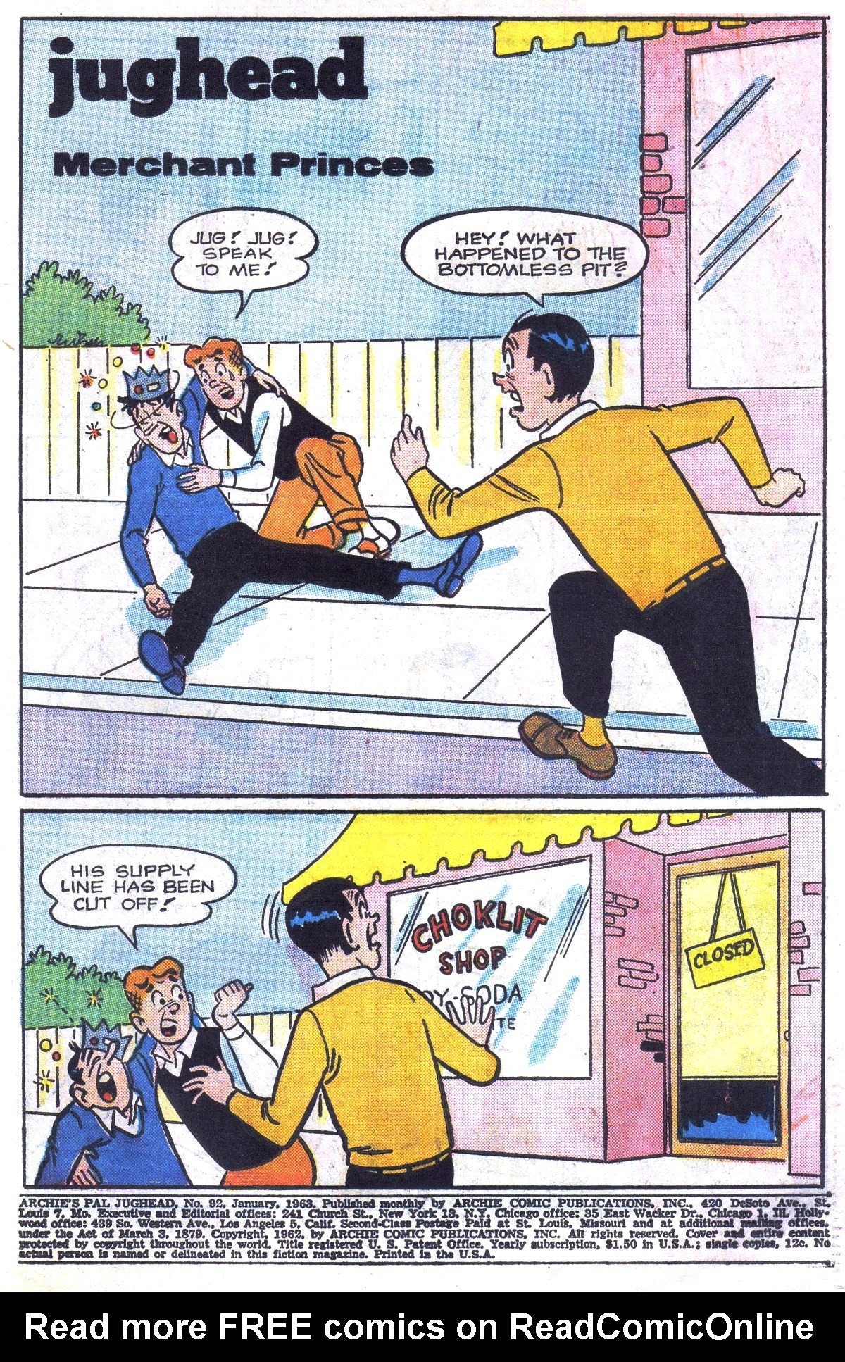 Read online Archie's Pal Jughead comic -  Issue #92 - 3