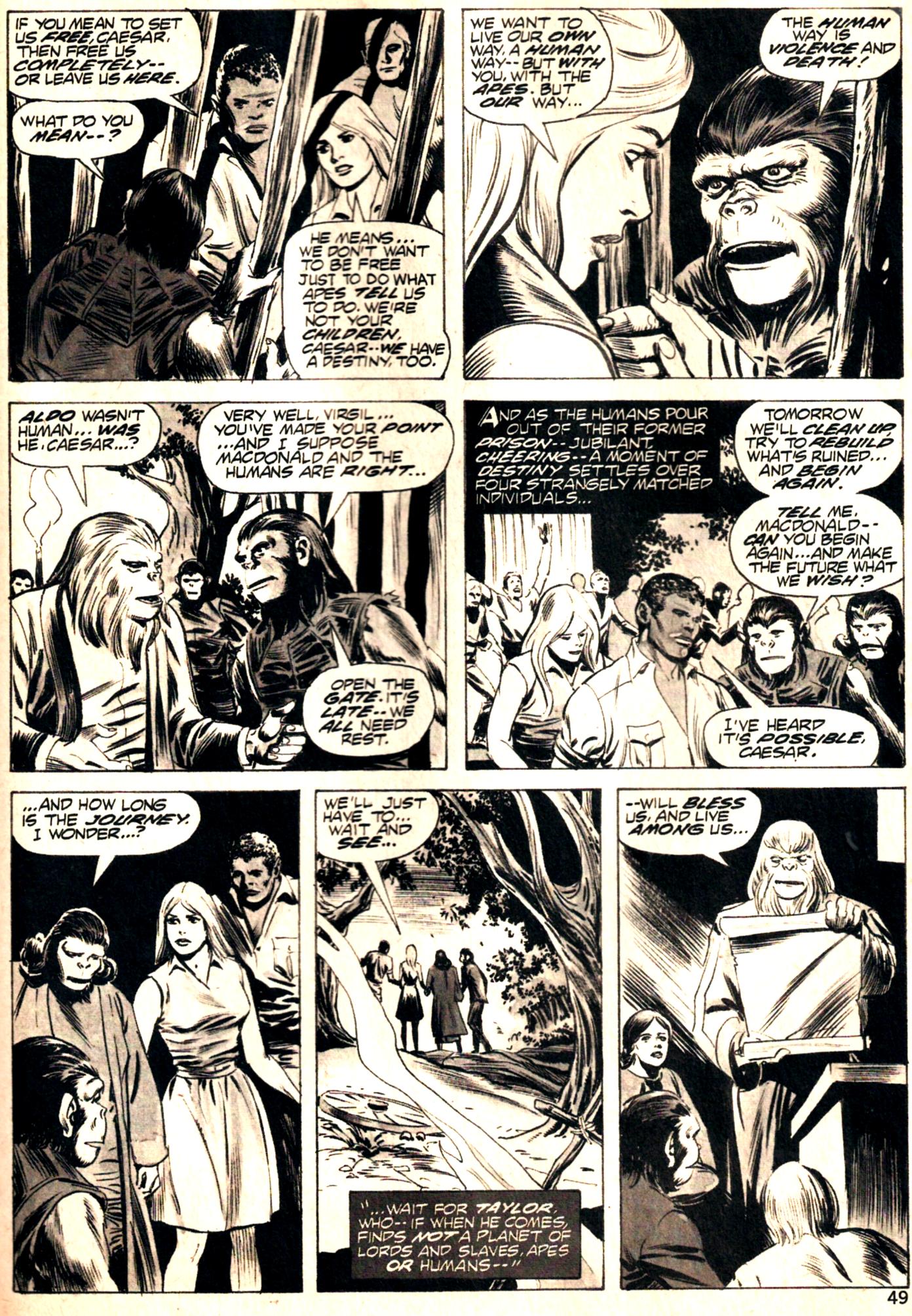 Read online Planet of the Apes comic -  Issue #28 - 48