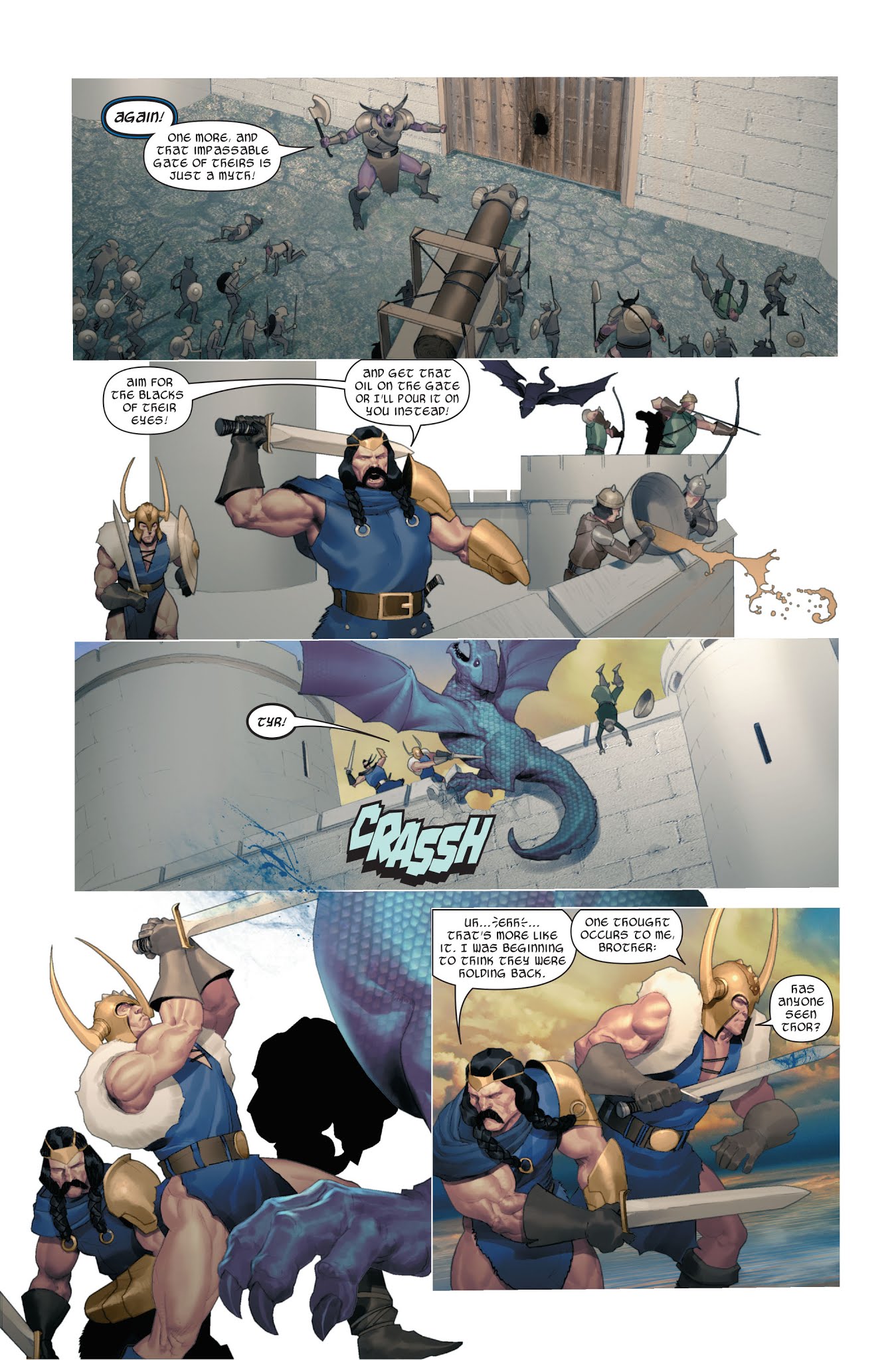 Read online Thor: Heaven & Earth comic -  Issue #1 - 5