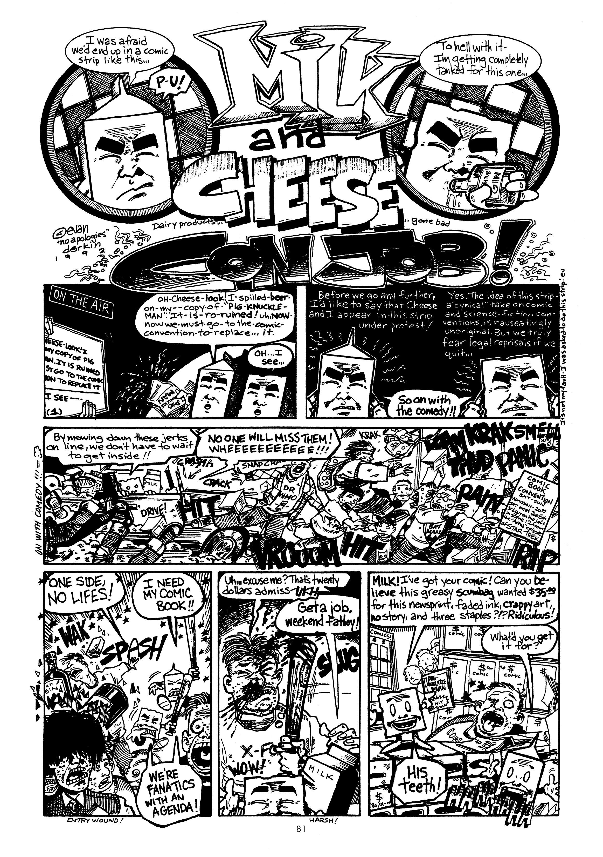 Read online Milk And Cheese: Dairy Products Gone Bad! comic -  Issue # Full - 83