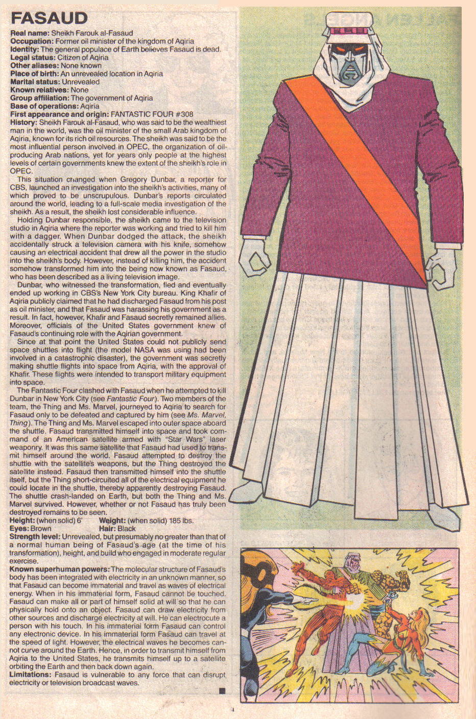 The Official Handbook of the Marvel Universe: Update '89 issue 3 - Page 5