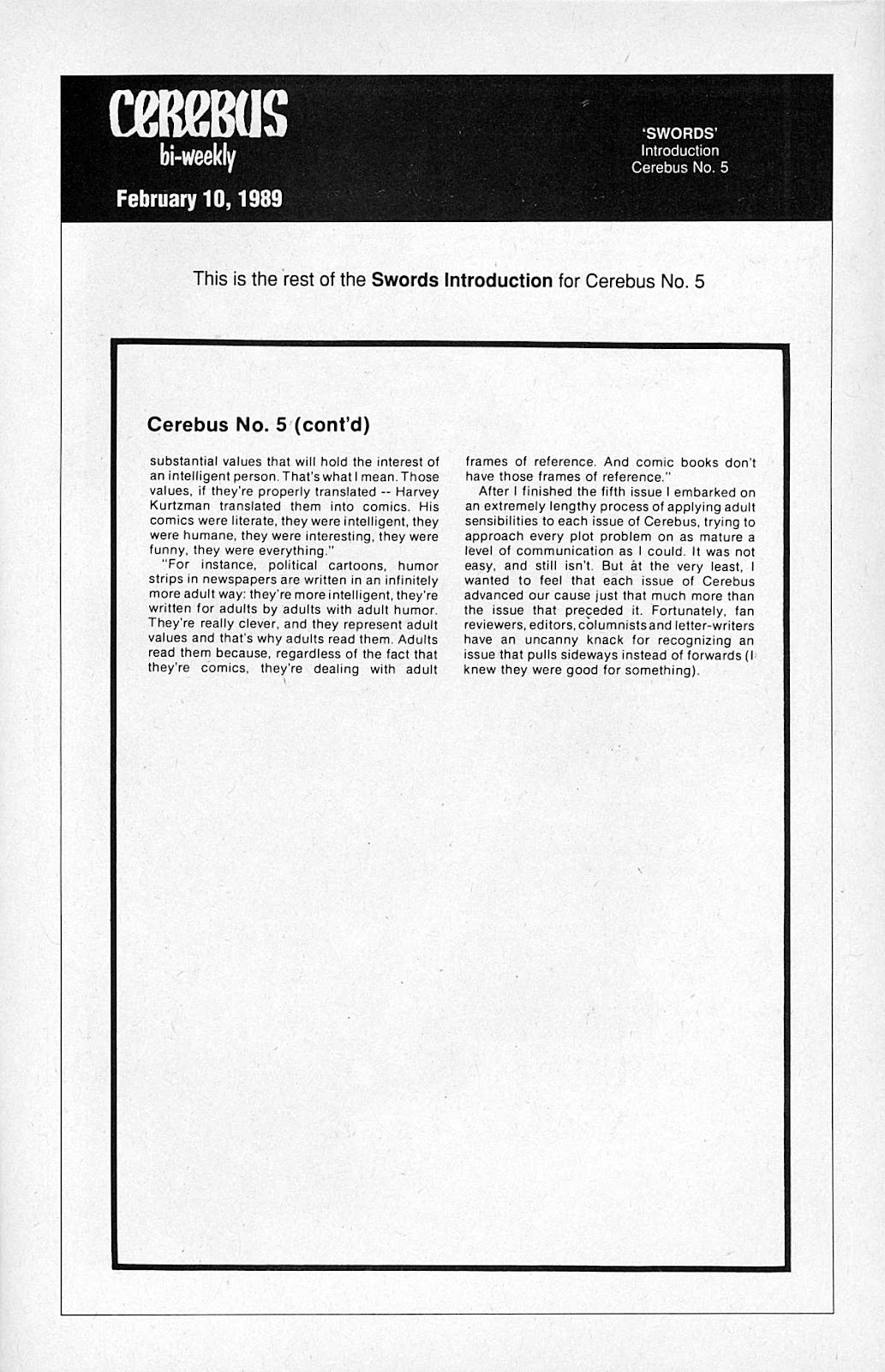 Cerebus issue 5 - Page 4