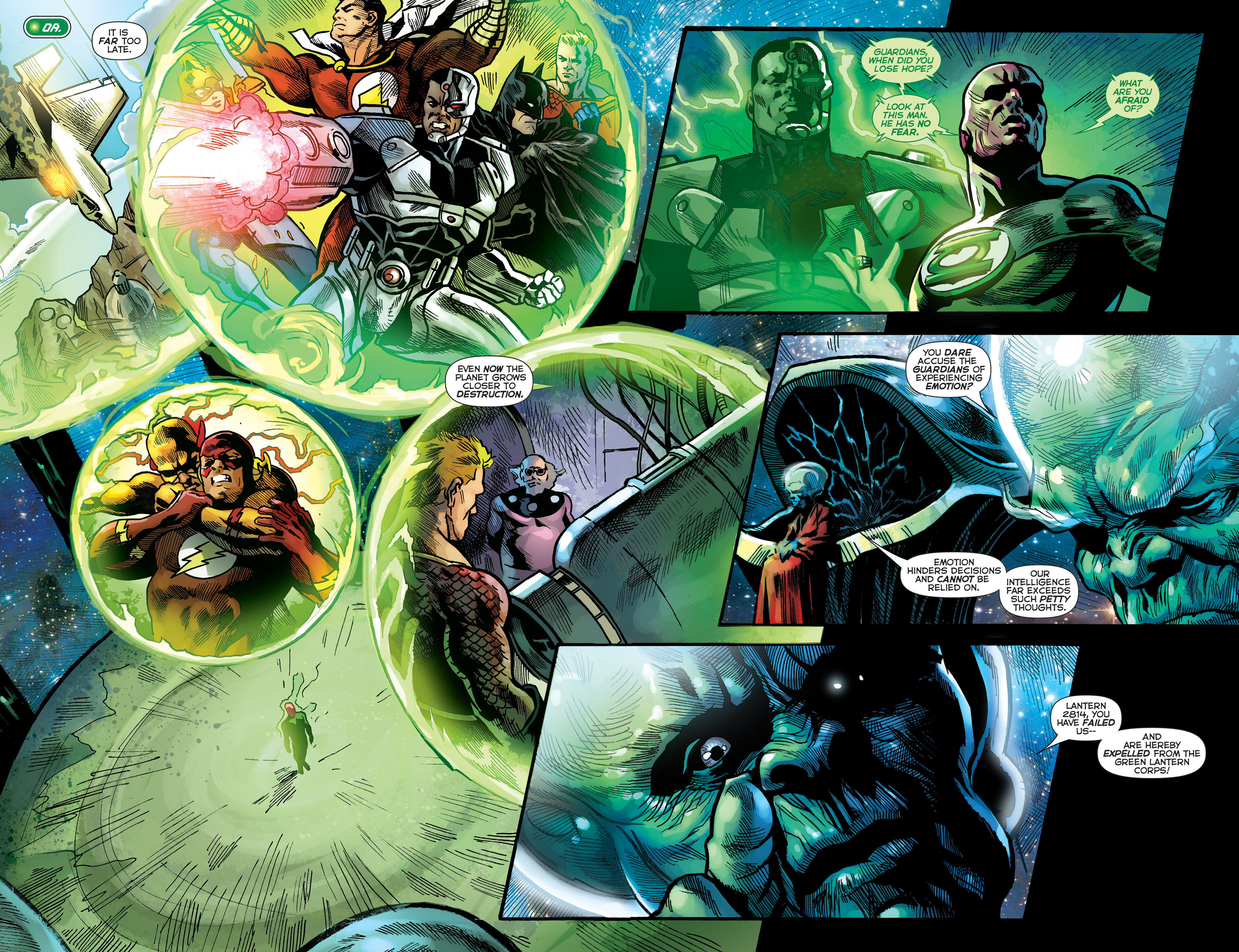 Read online Flashpoint: The World of Flashpoint Featuring Green Lantern comic -  Issue # Full - 52