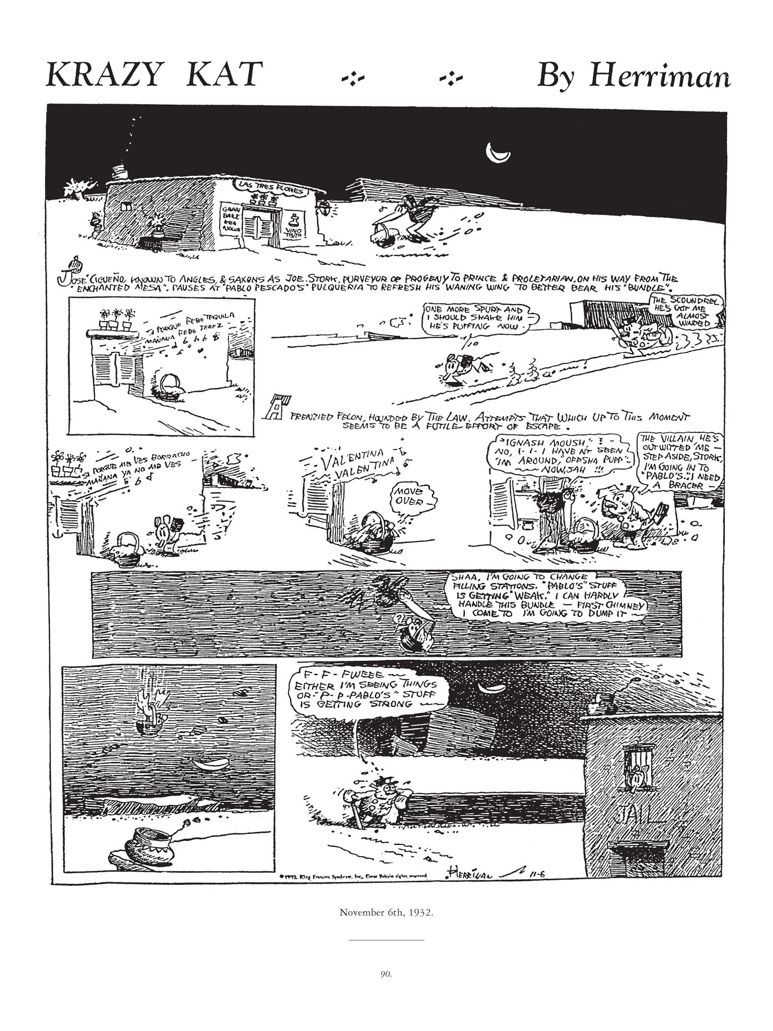 Read online Krazy & Ignatz comic -  Issue # TPB 7 - 87