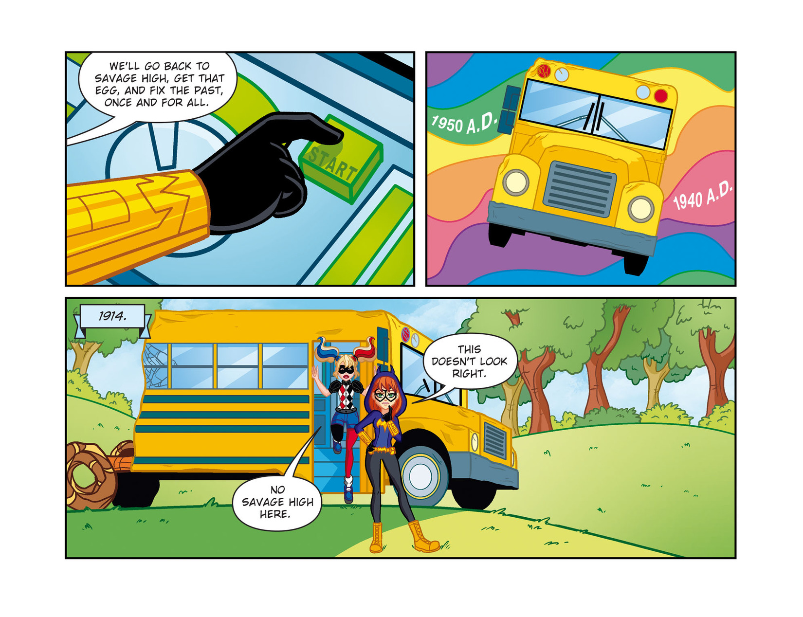 Read online DC Super Hero Girls: Past Times at Super Hero High comic -  Issue #8 - 3