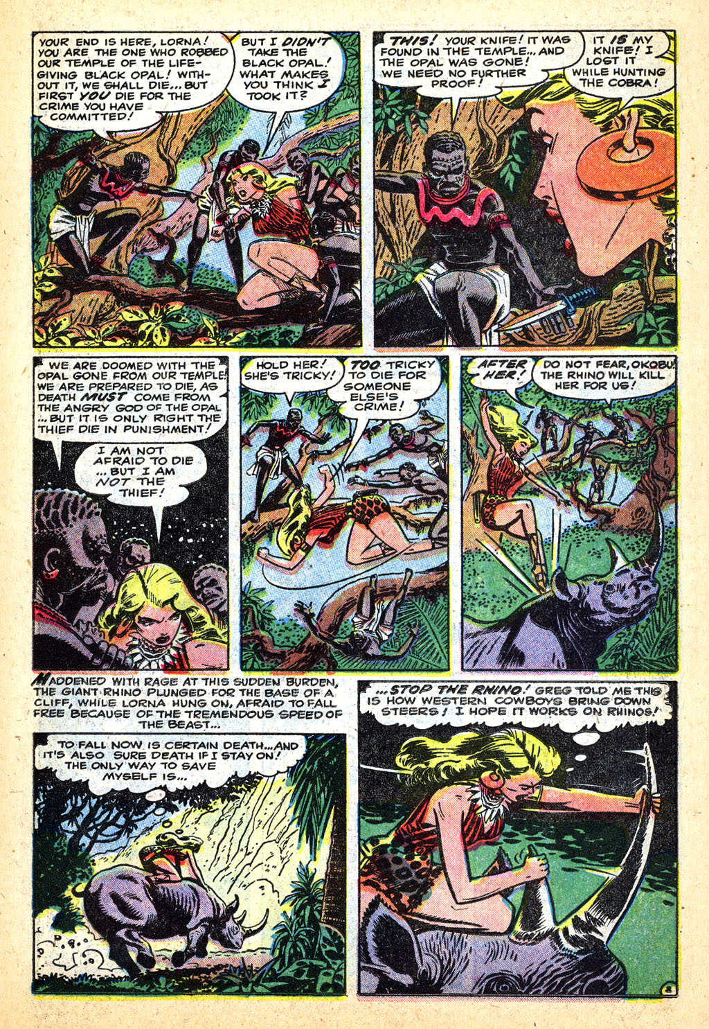 Read online Lorna, The Jungle Girl comic -  Issue #12 - 11