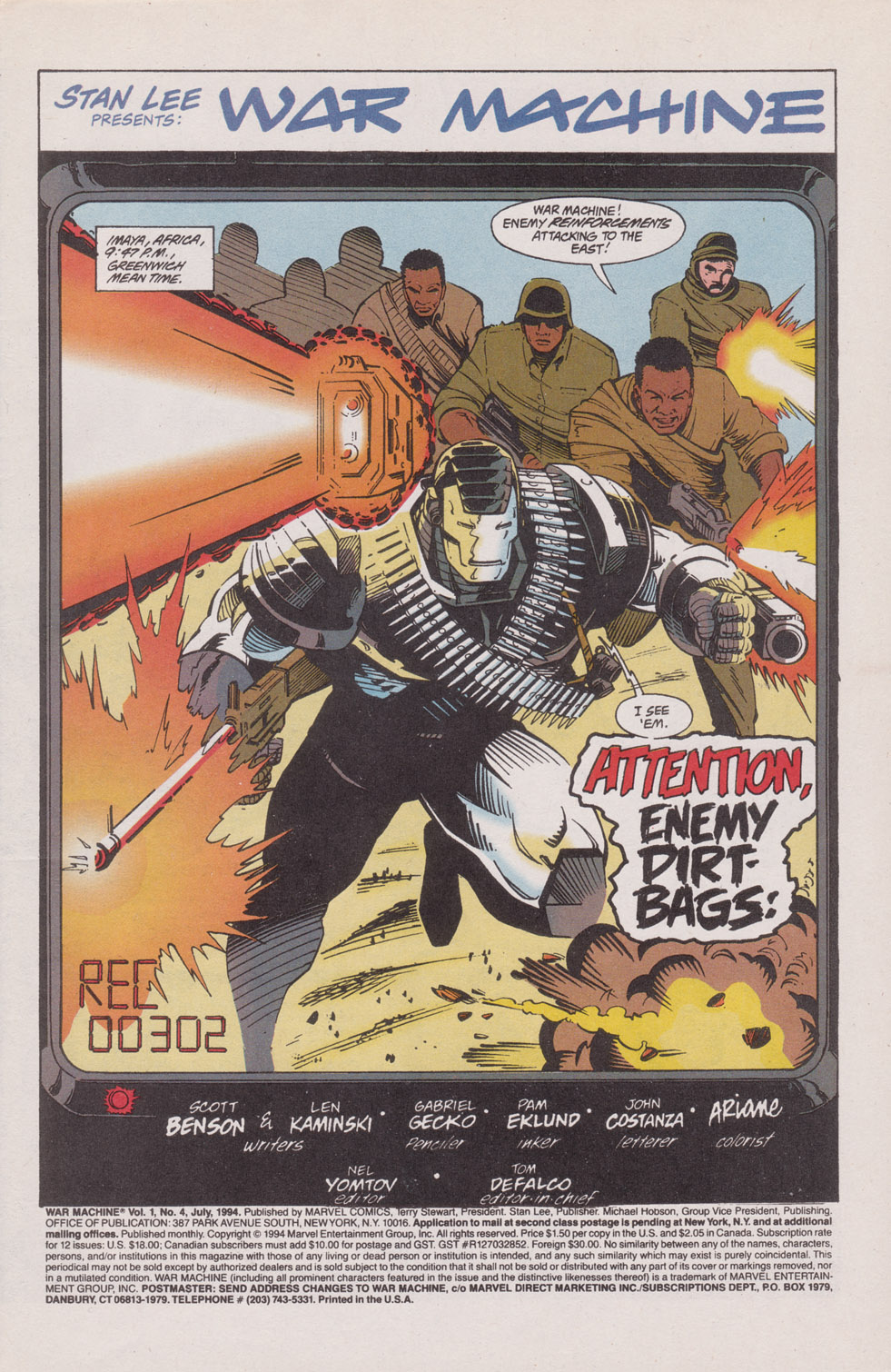 Read online War Machine (1994) comic -  Issue #4 - 2
