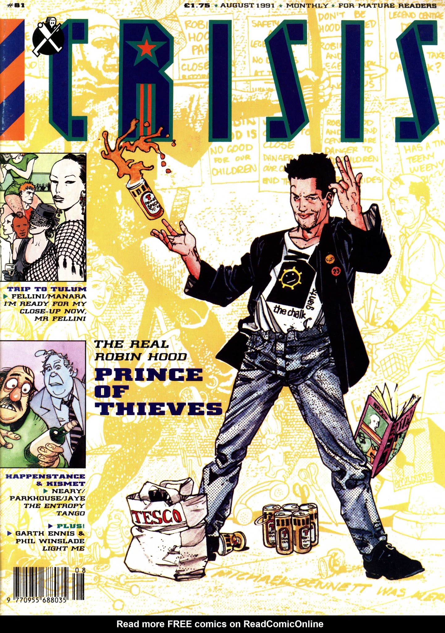 Read online Crisis comic -  Issue #61 - 1