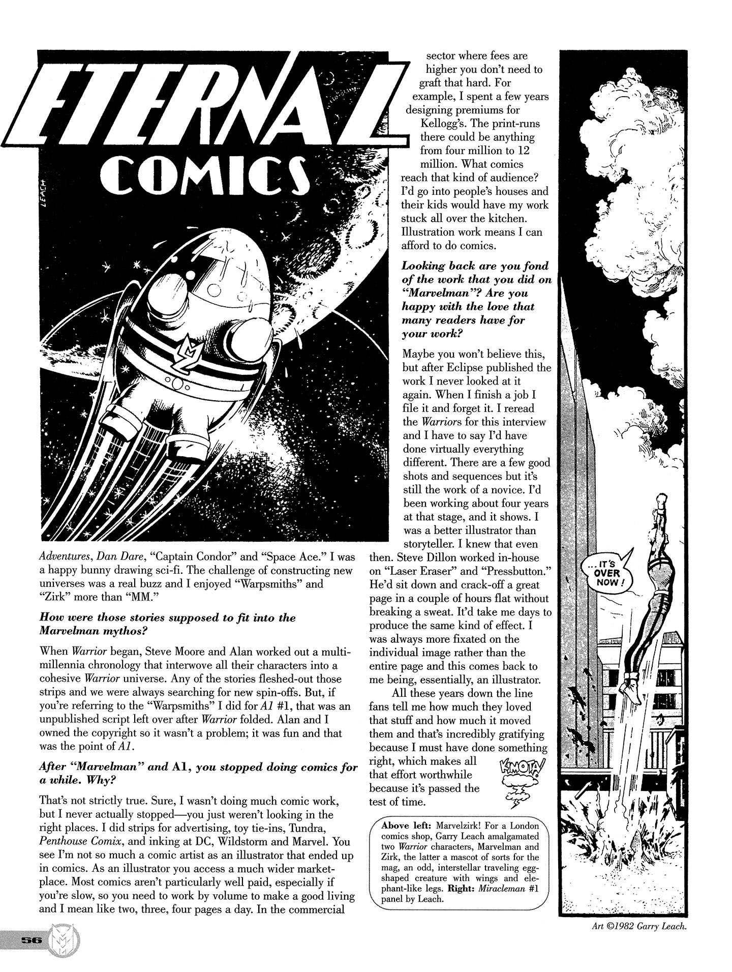 Read online Kimota!: The Miracleman Companion comic -  Issue # Full - 57