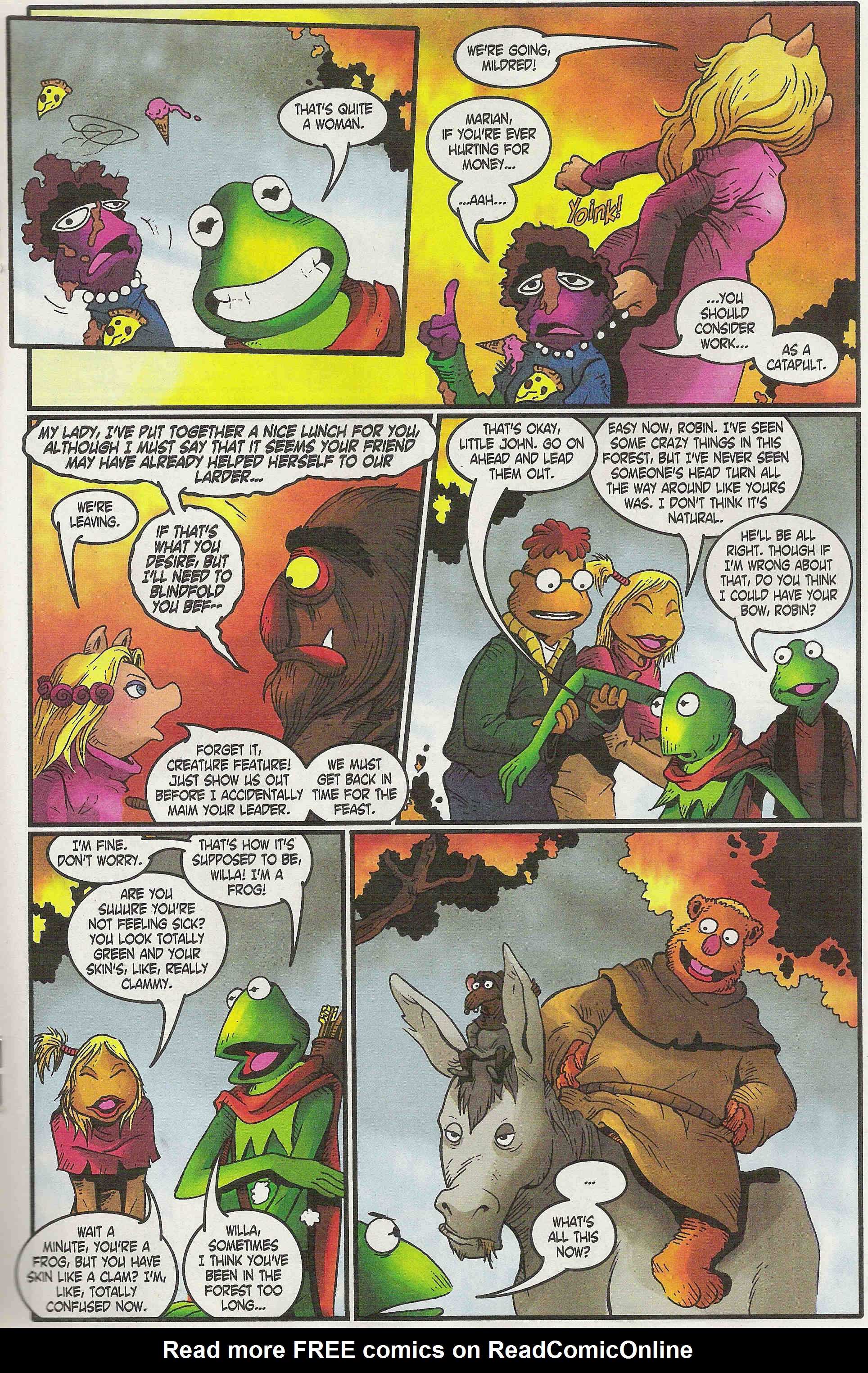 Read online Muppet Robin Hood comic -  Issue #2 - 16