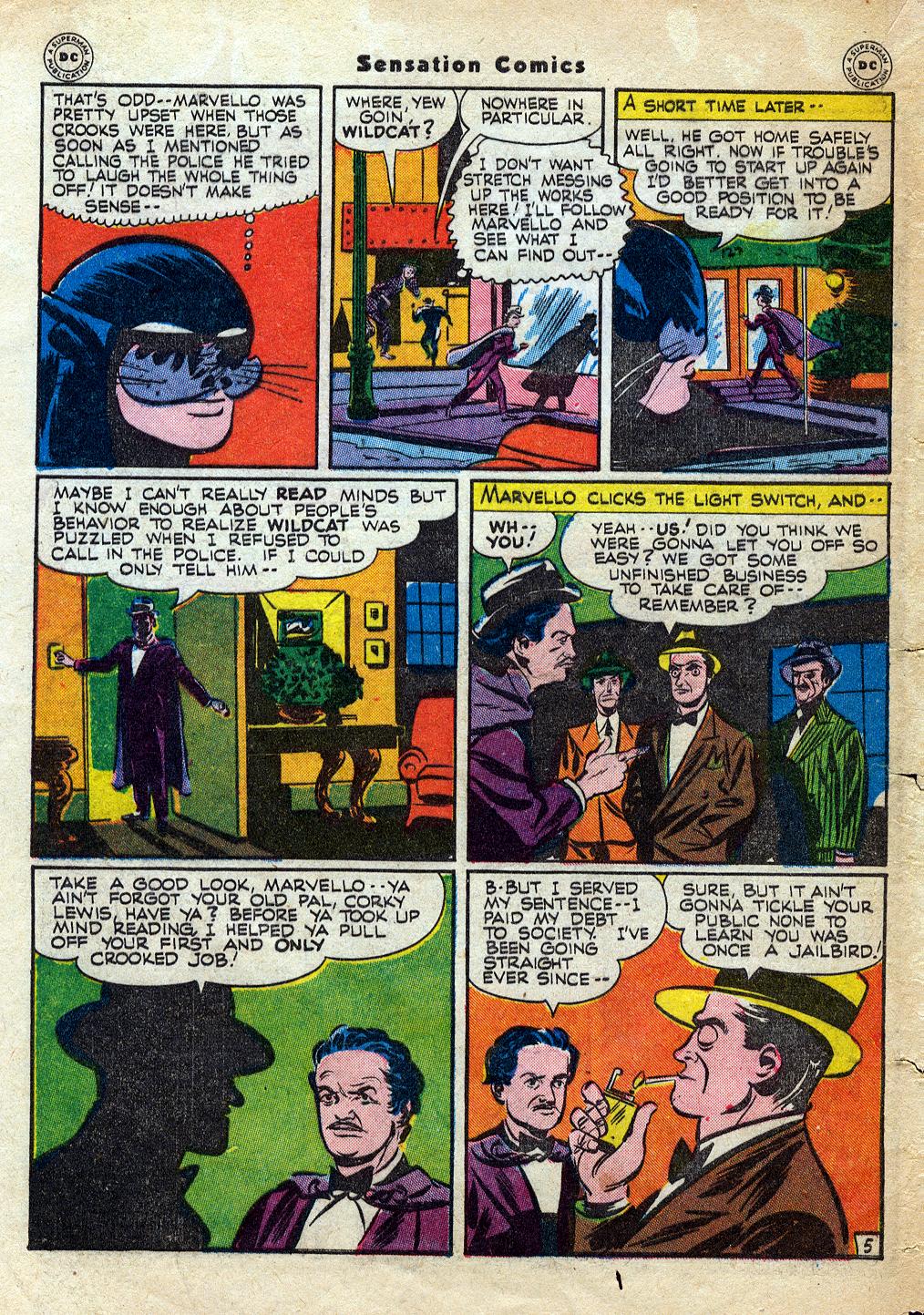 Read online Sensation (Mystery) Comics comic -  Issue #60 - 46