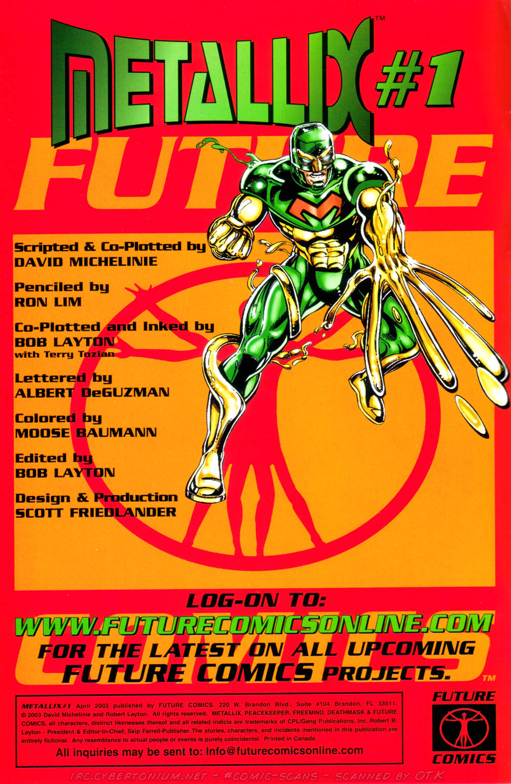 Read online Metallix comic -  Issue #1 - 2