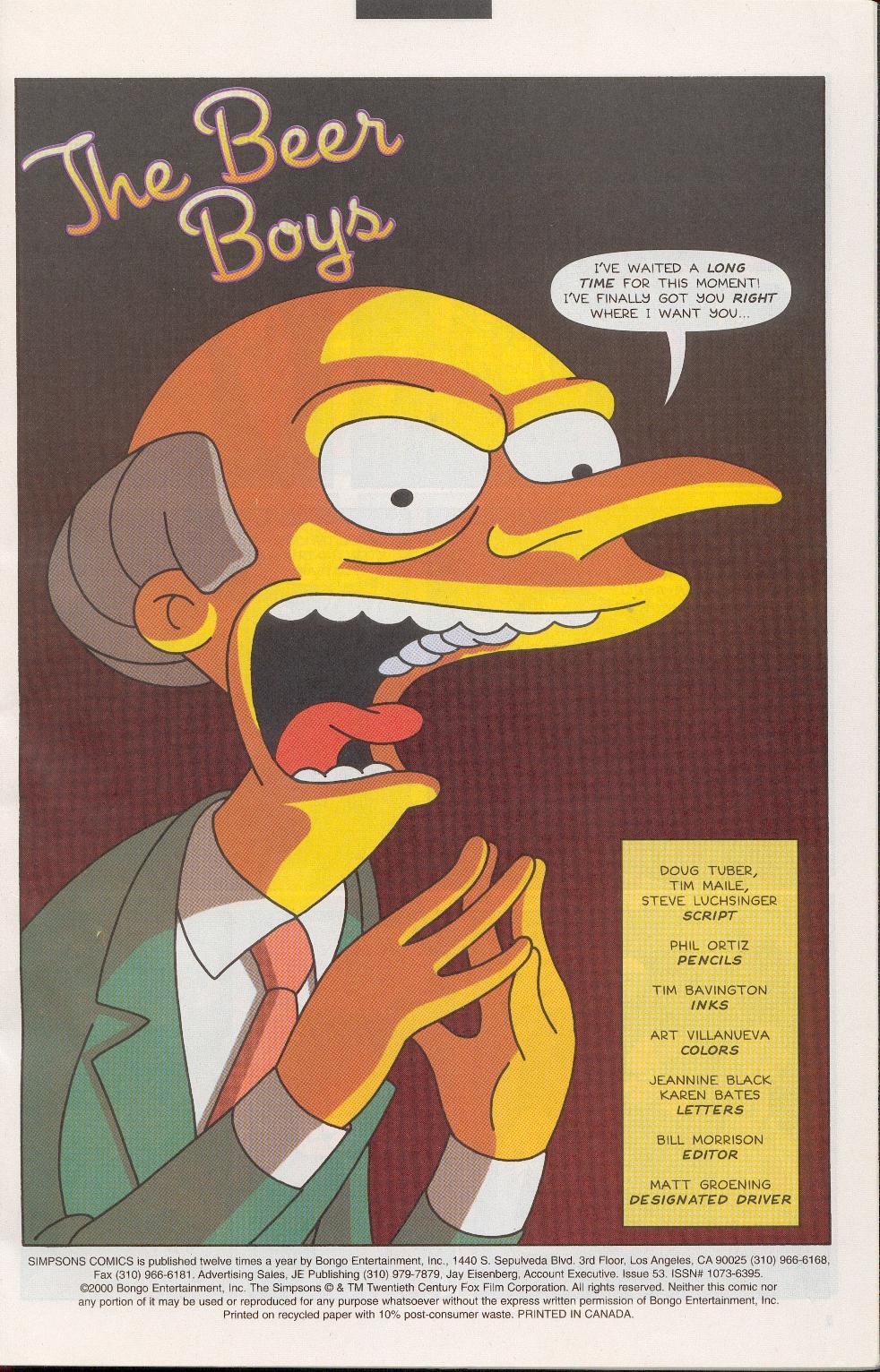 Read online Simpsons Comics comic -  Issue #53 - 2