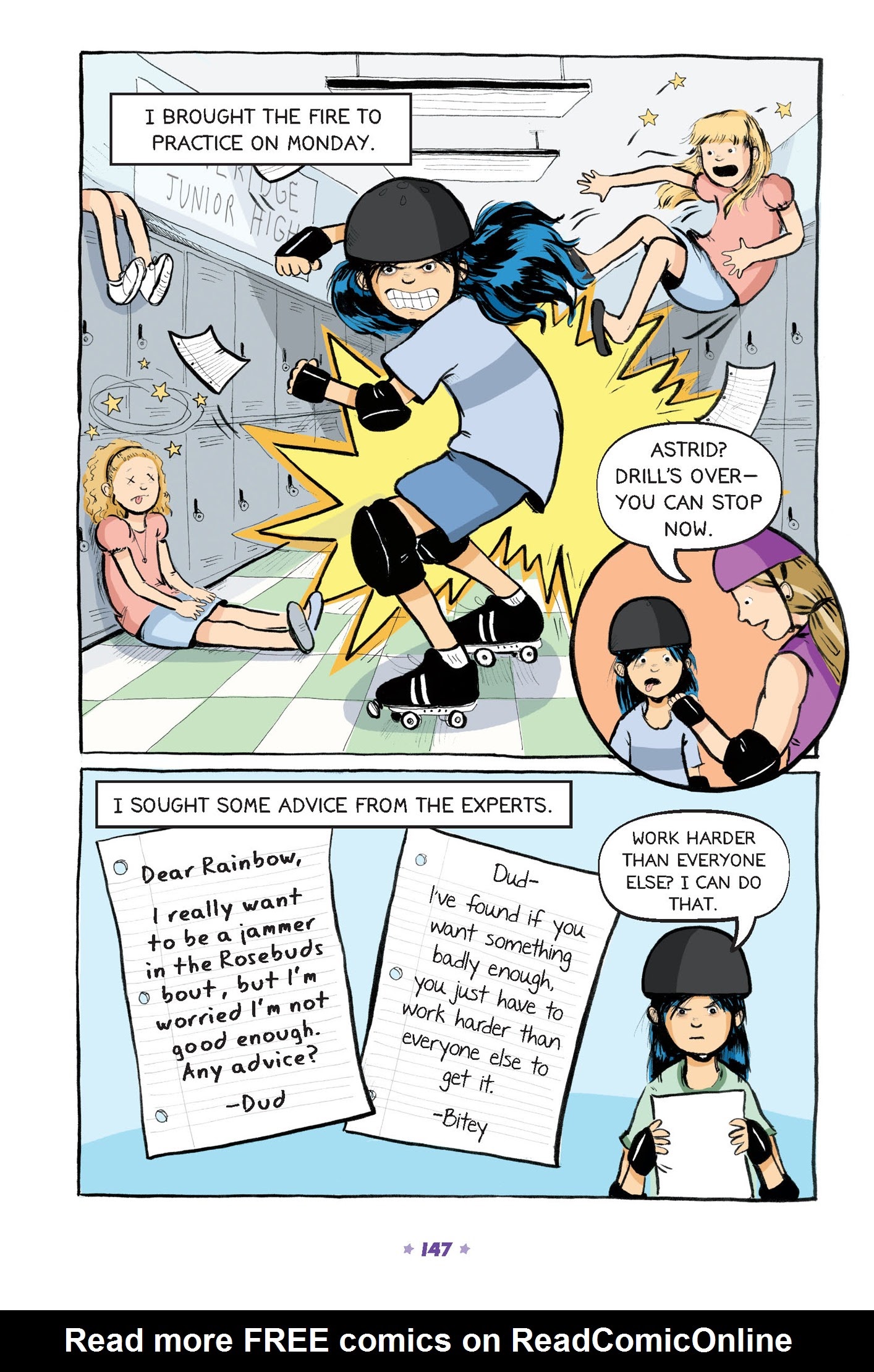 Read online Roller Girl comic -  Issue # TPB (Part 2) - 44