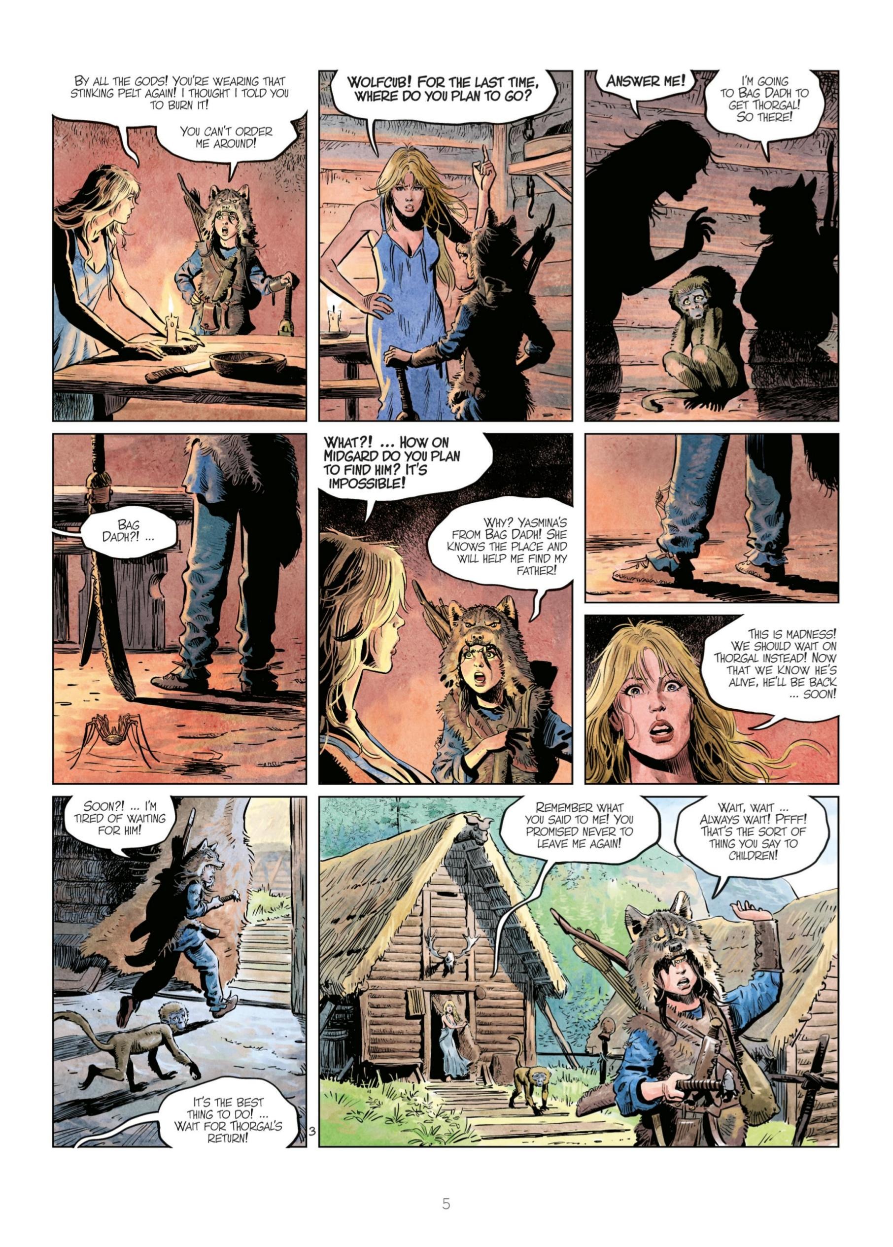 Read online The World of Thorgal: Wolfcub comic -  Issue #6 - 7