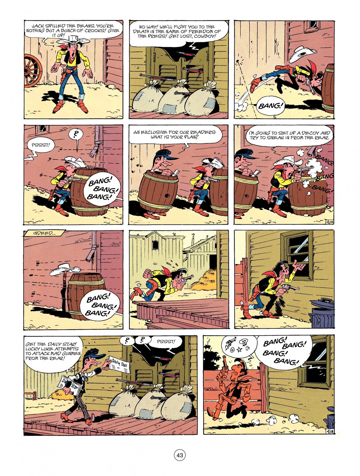 Read online A Lucky Luke Adventure comic -  Issue #41 - 43