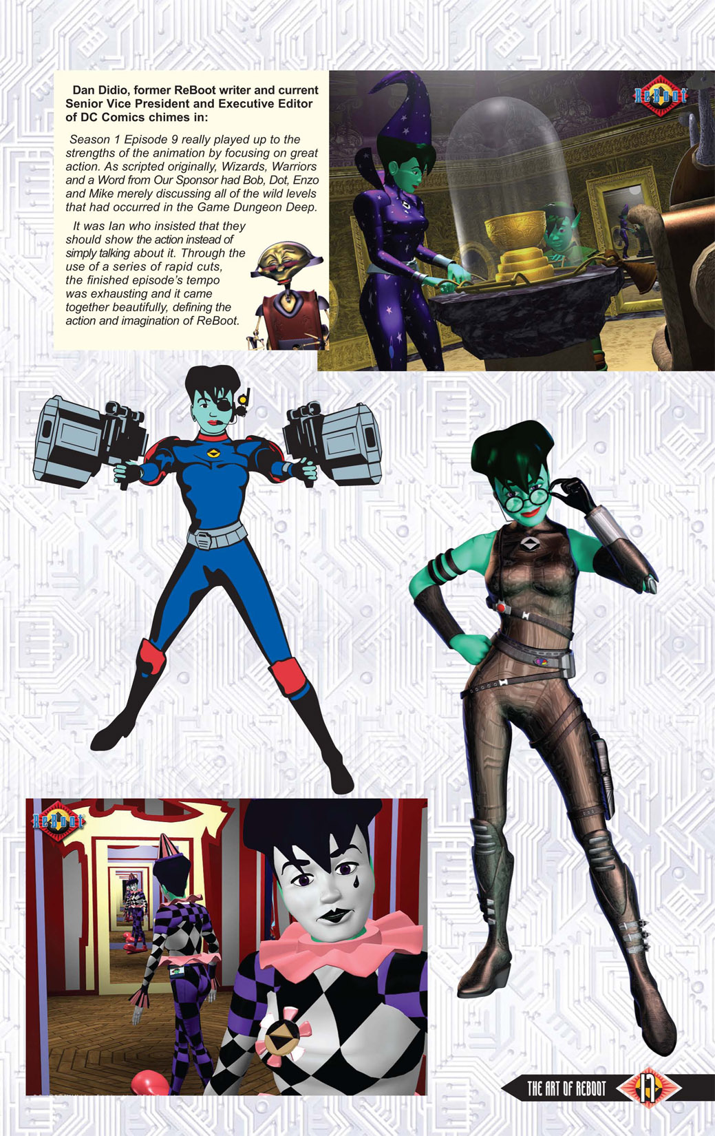 Read online The Art of Reboot comic -  Issue # TPB - 17